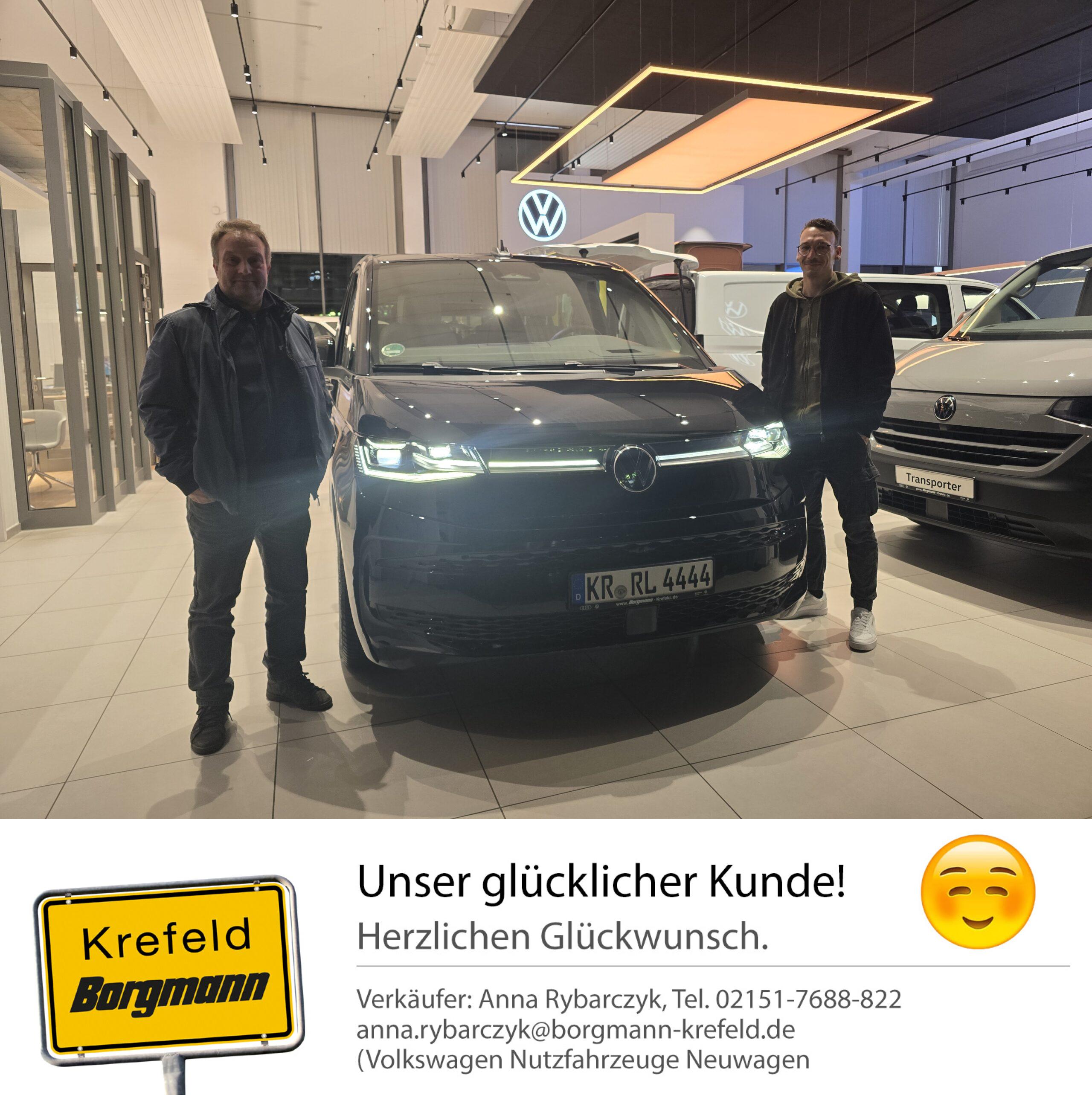 Fahrzeugübergabe Multivan Goal