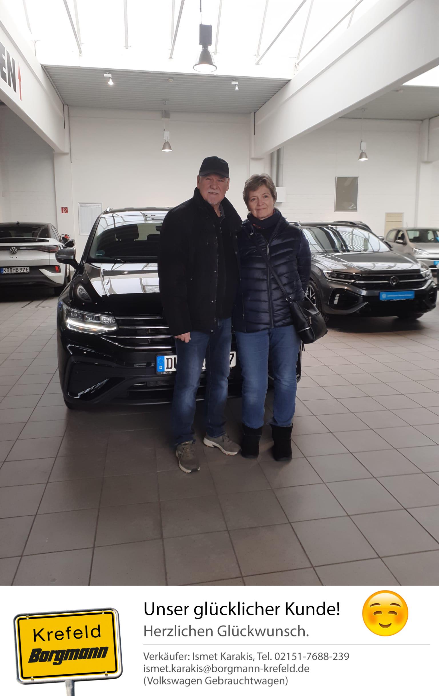 Fahrzeugübergabe Tiguan Allspace
