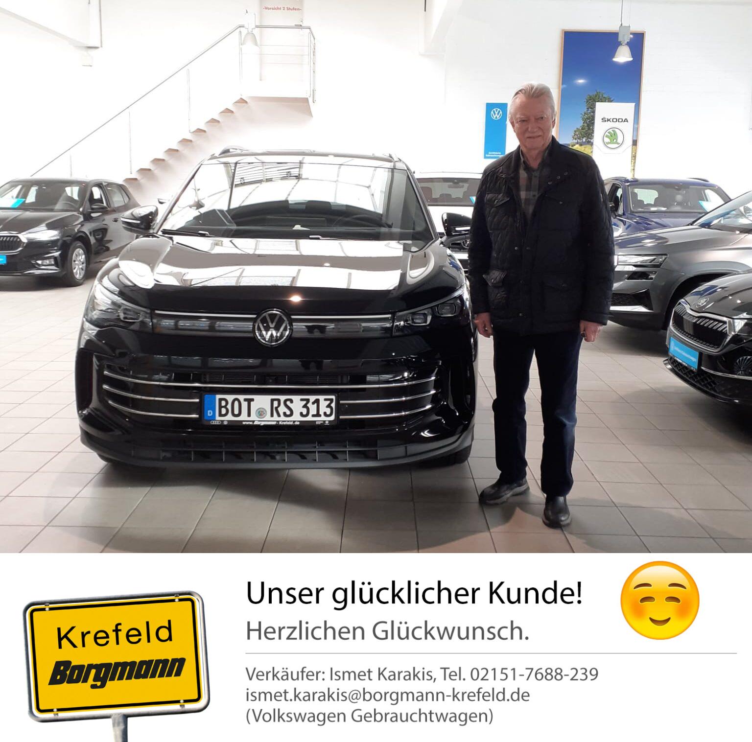 Fahrzeugübergabe Tiguan
