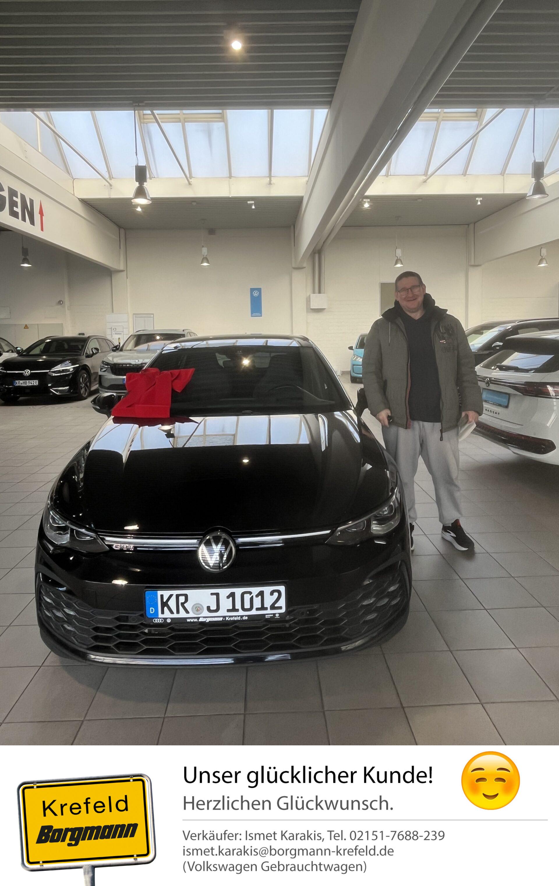 Fahrzeugübergabe Golf Gti