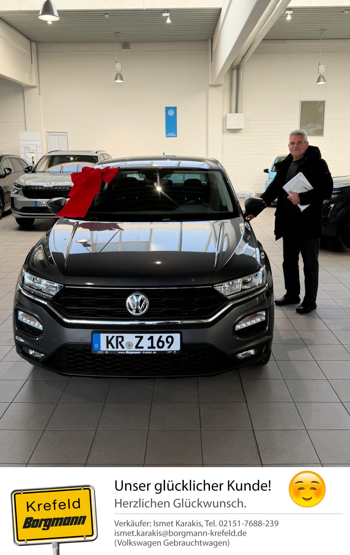 Fahrzeugübergabe T-Roc