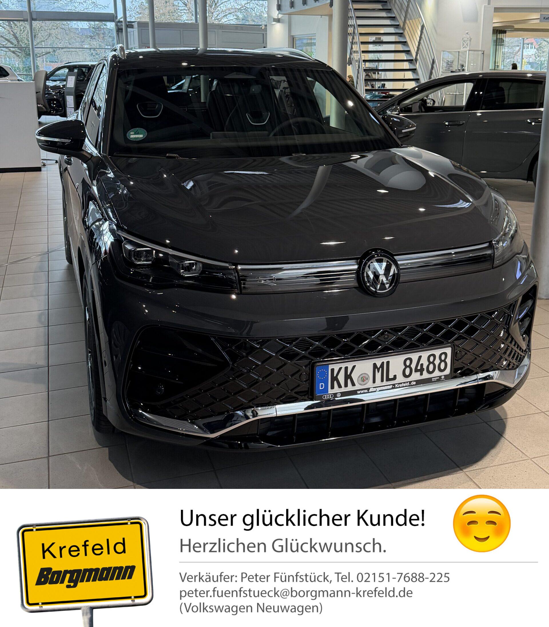 Fahrzeugübergabe Tiguan