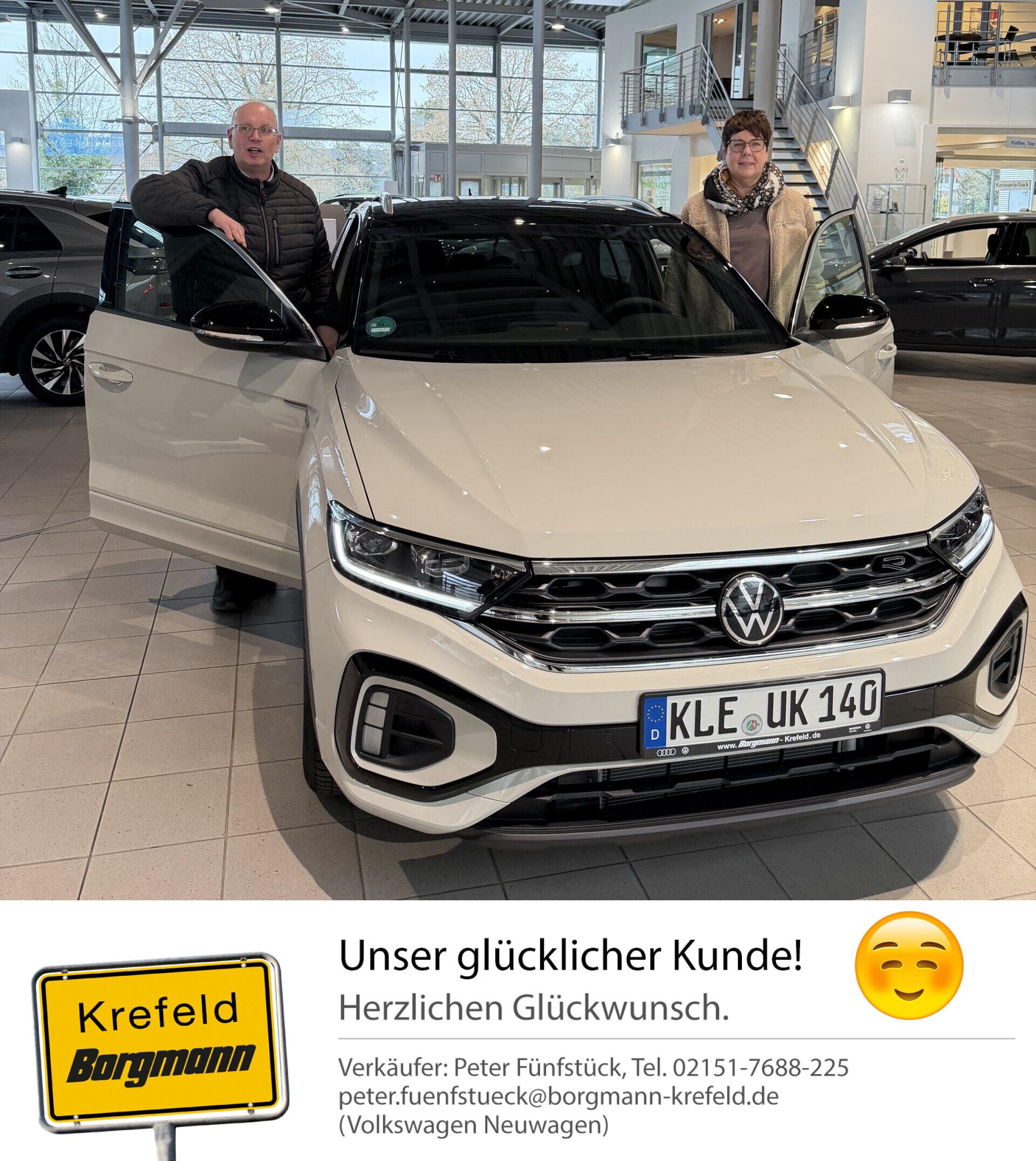 Fahrzeugübergabe T-Roc