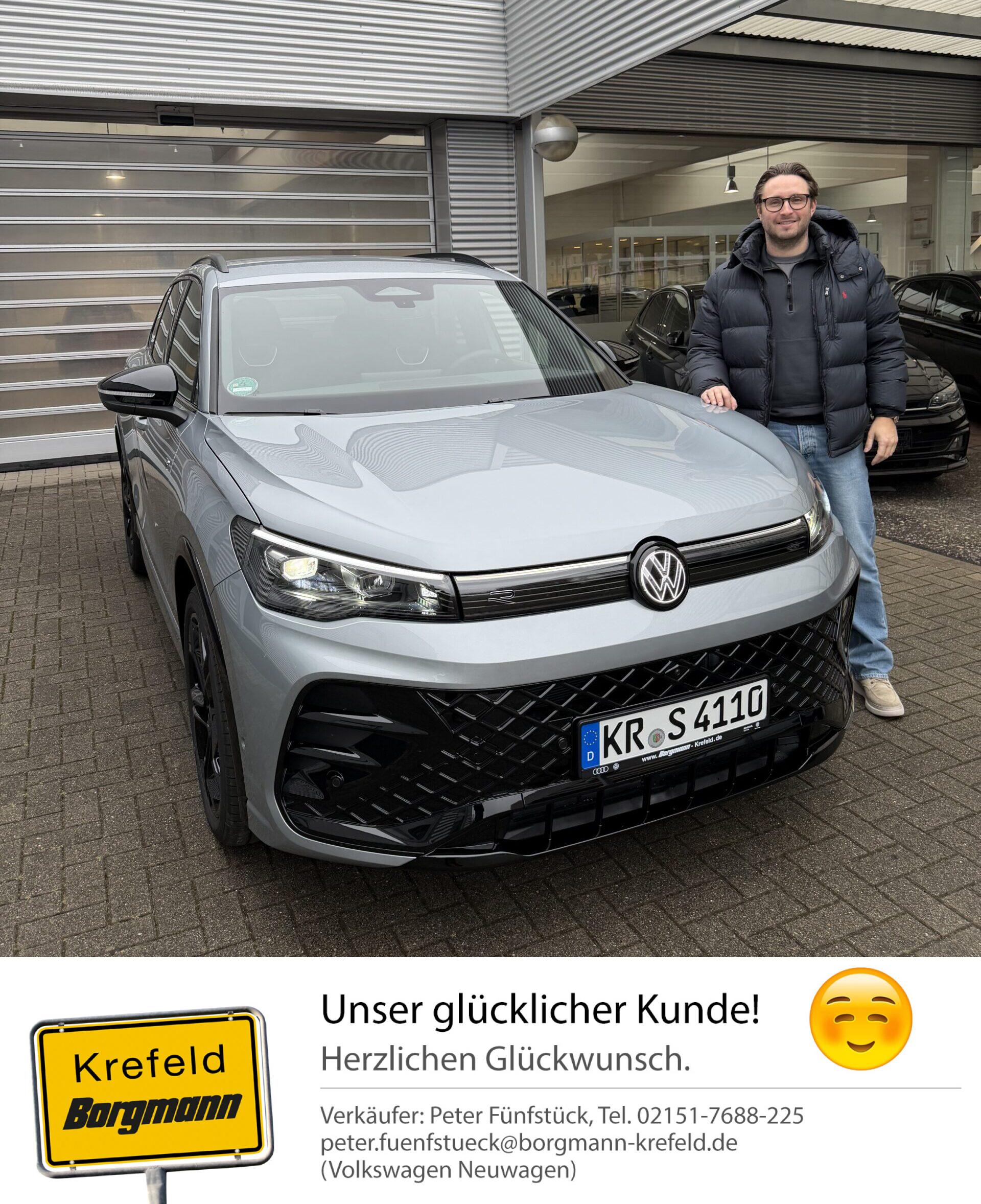 Fahrzeugübergabe Tiguan
