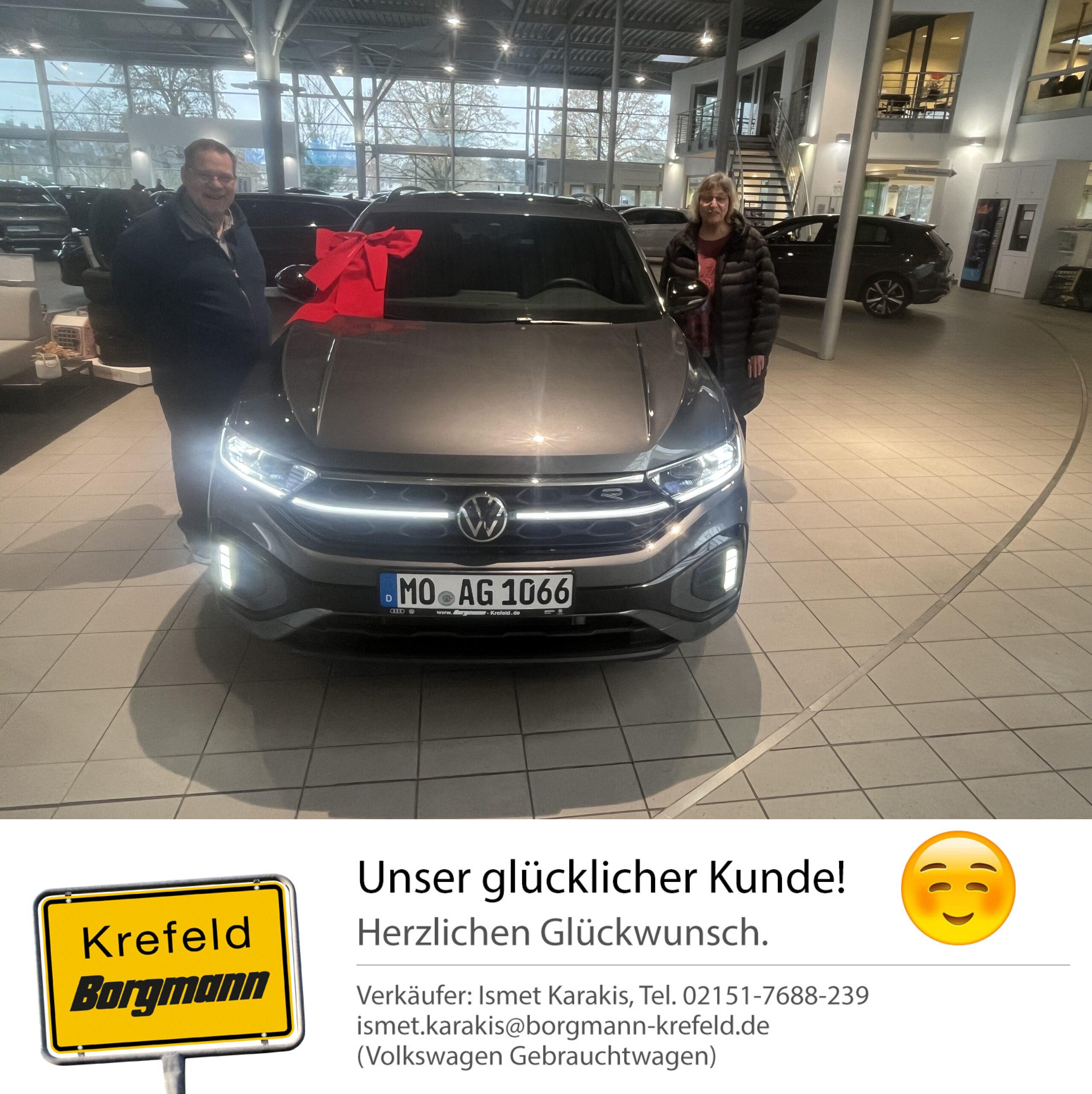 Fahrzeugübergabe T-roc