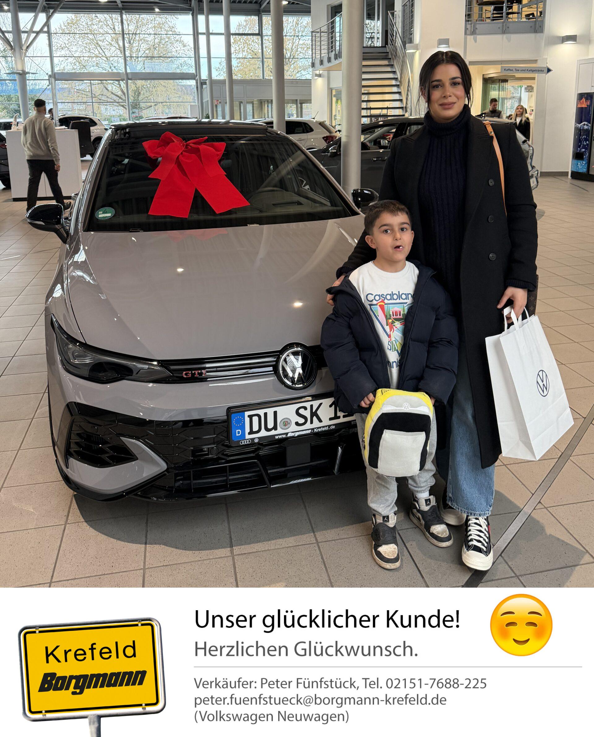 Fahrzeugübergabe Golf GTI CS