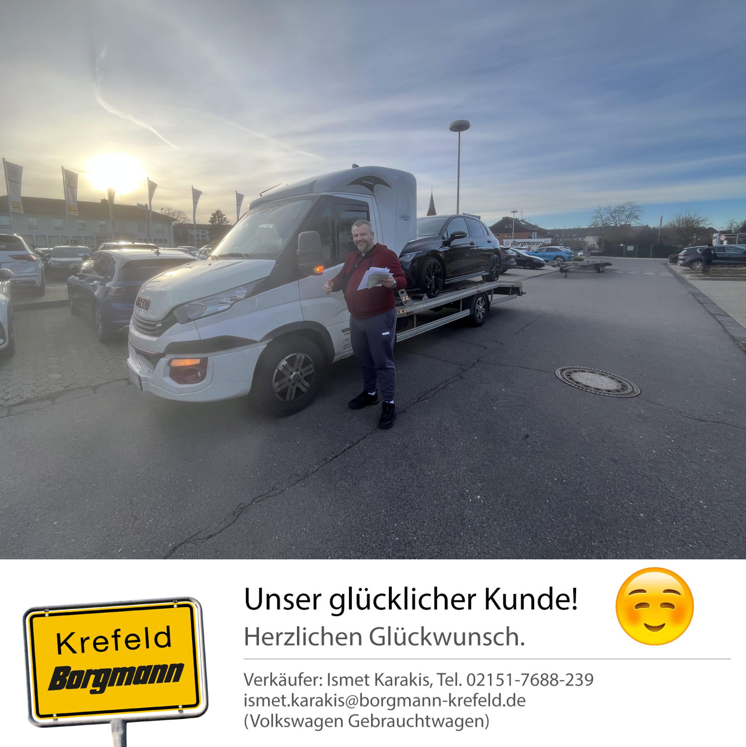 Fahrzeugübergabe Golf