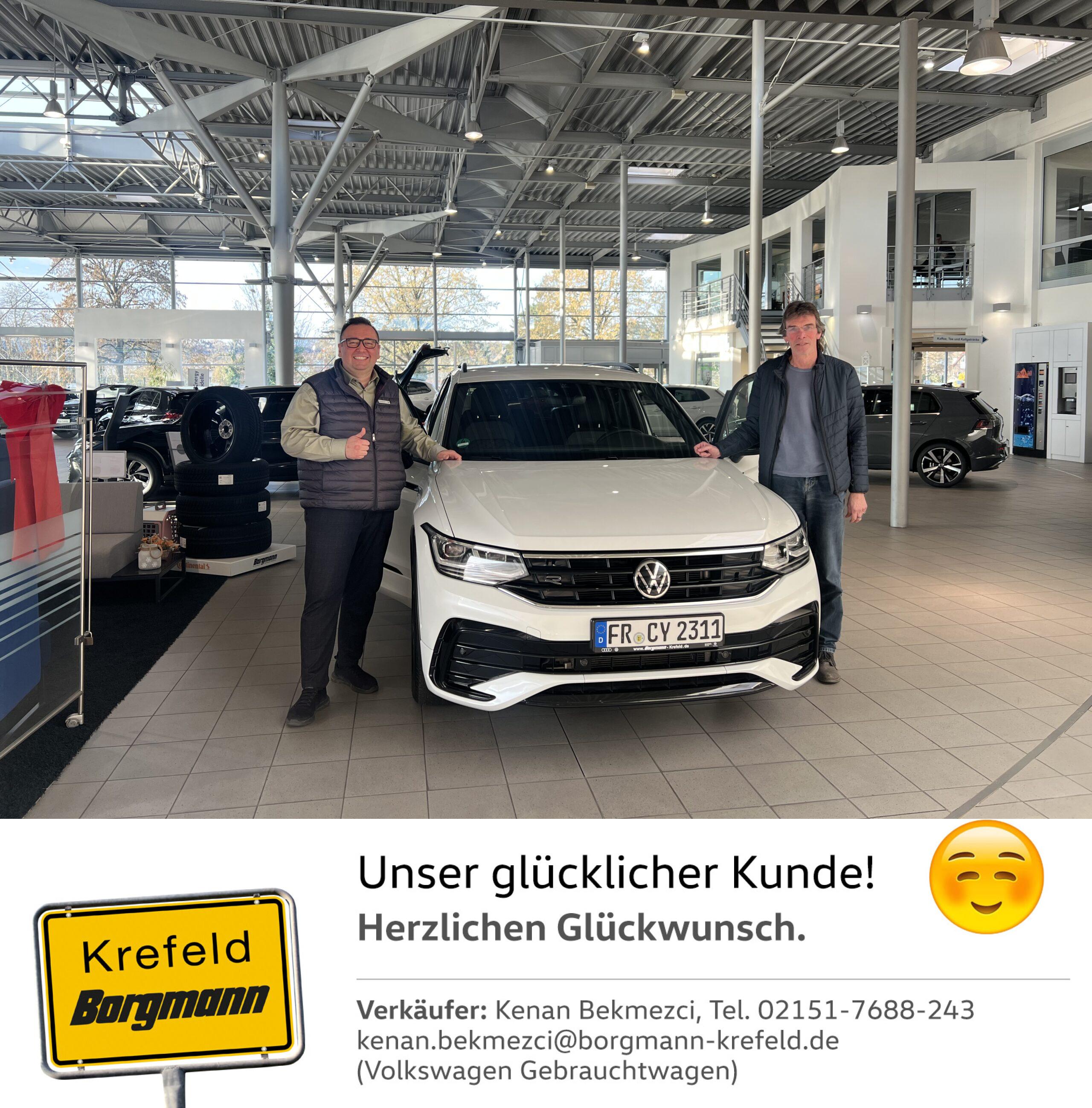Fahrzeugübergabe VW Tiguan