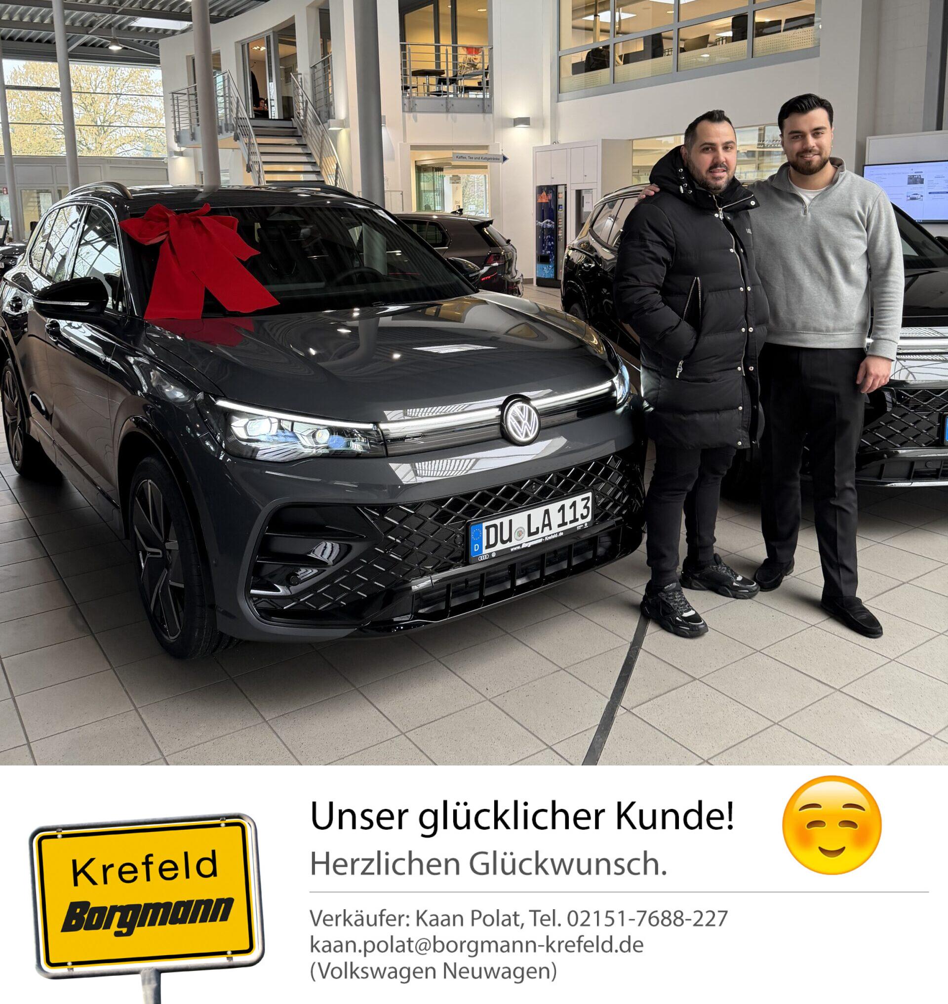 Fahrzeugübergabe Tiguan