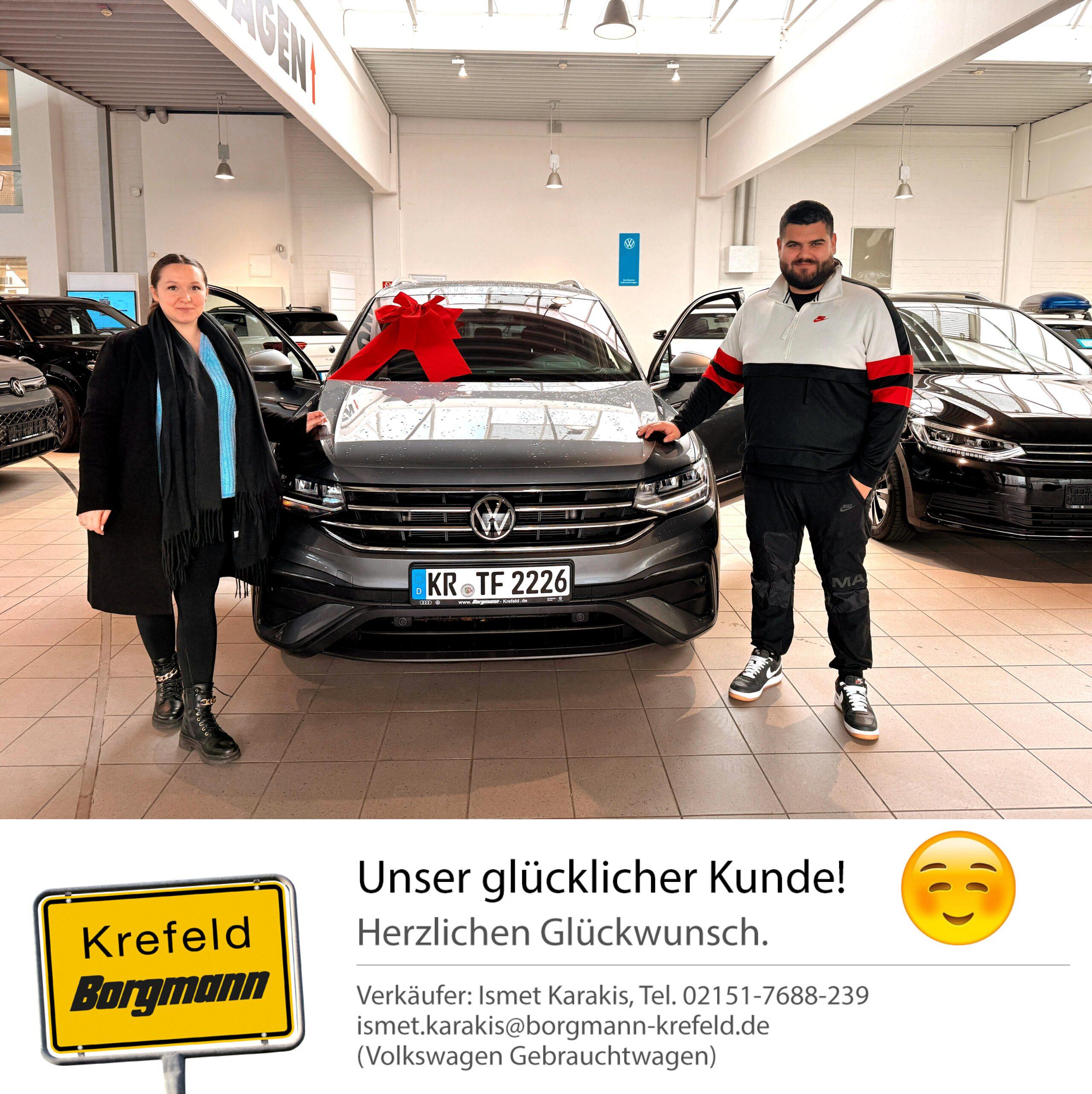 Fahrzeugübergabe Tiguan Allspace