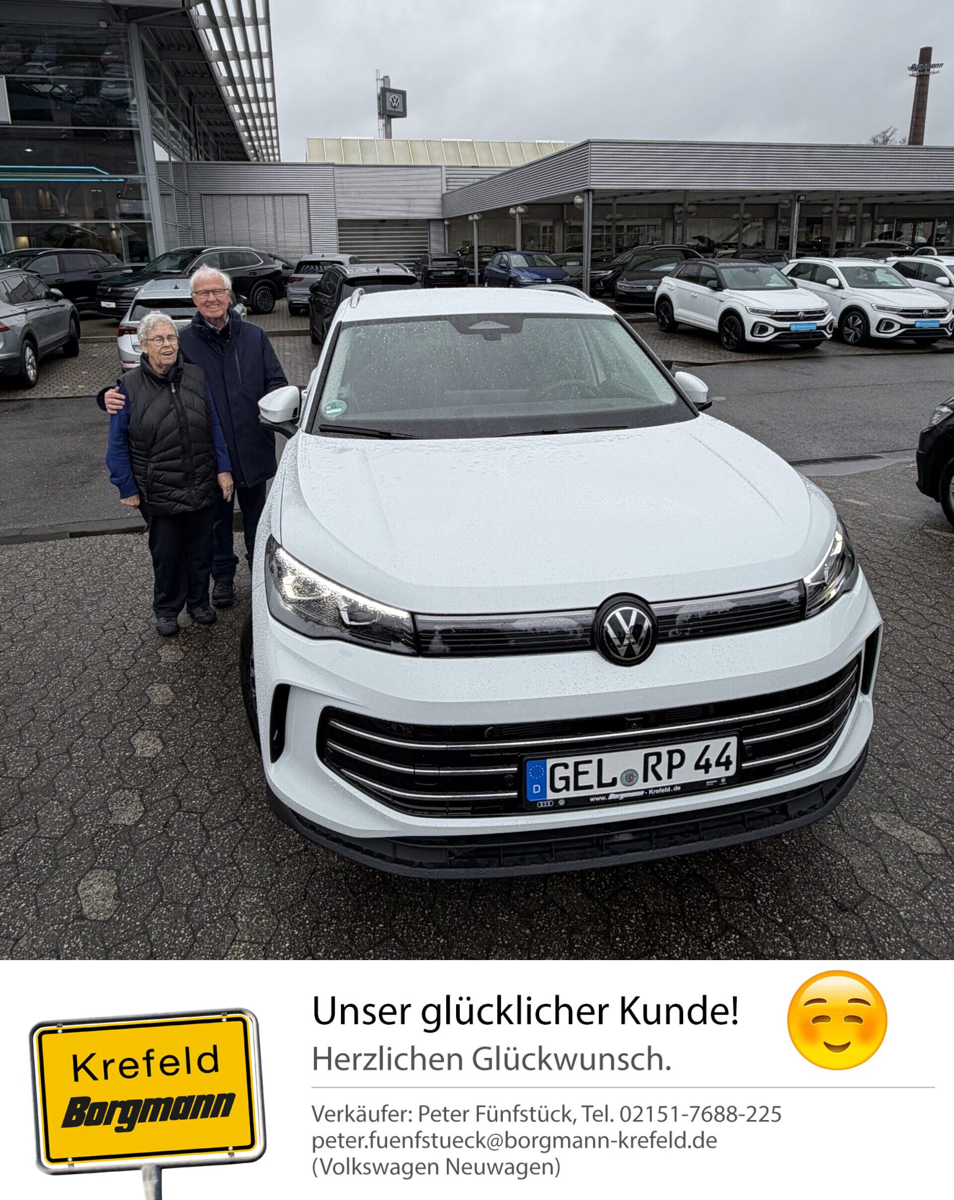 Fahrzeugübergabe Tiguan