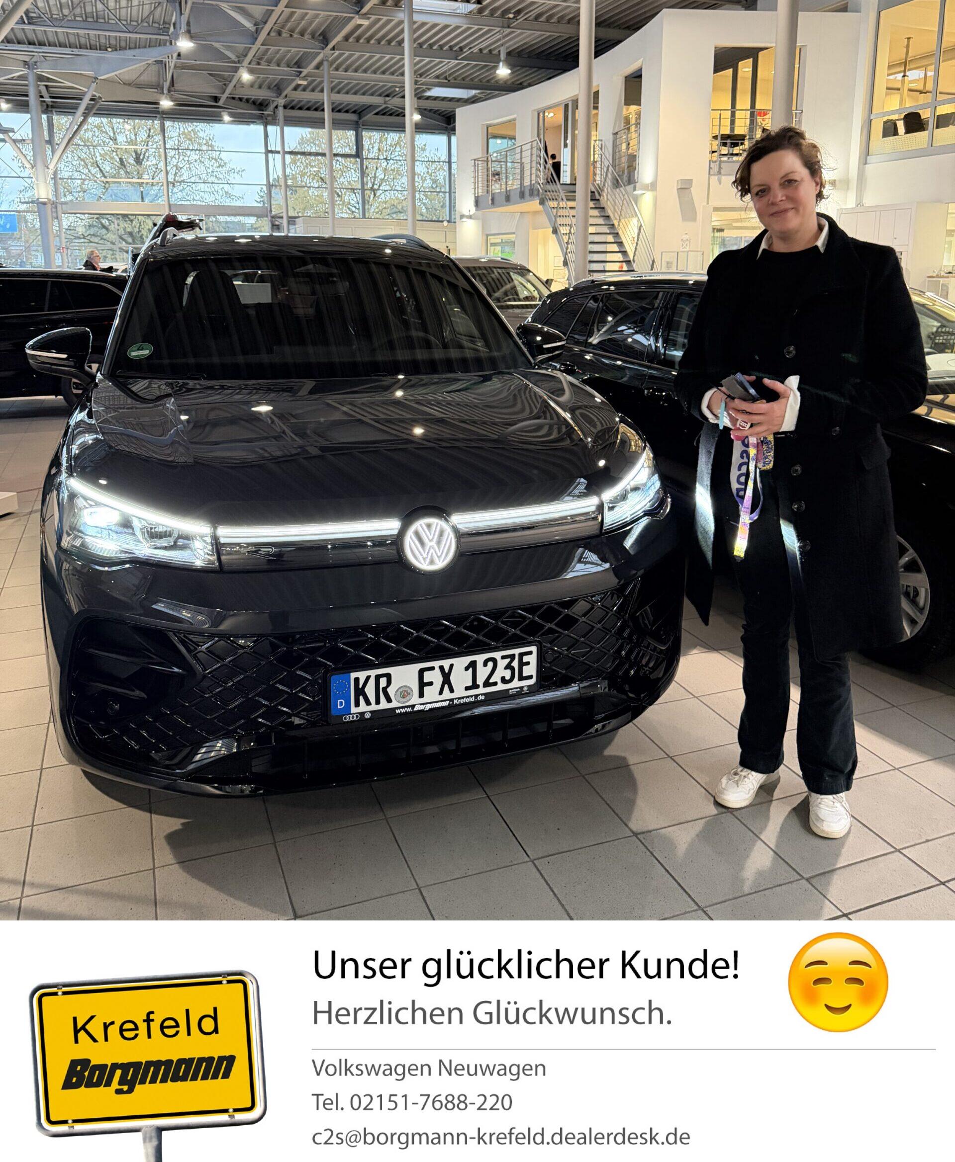 Fahrzeugübergabe Tiguan Hybrid