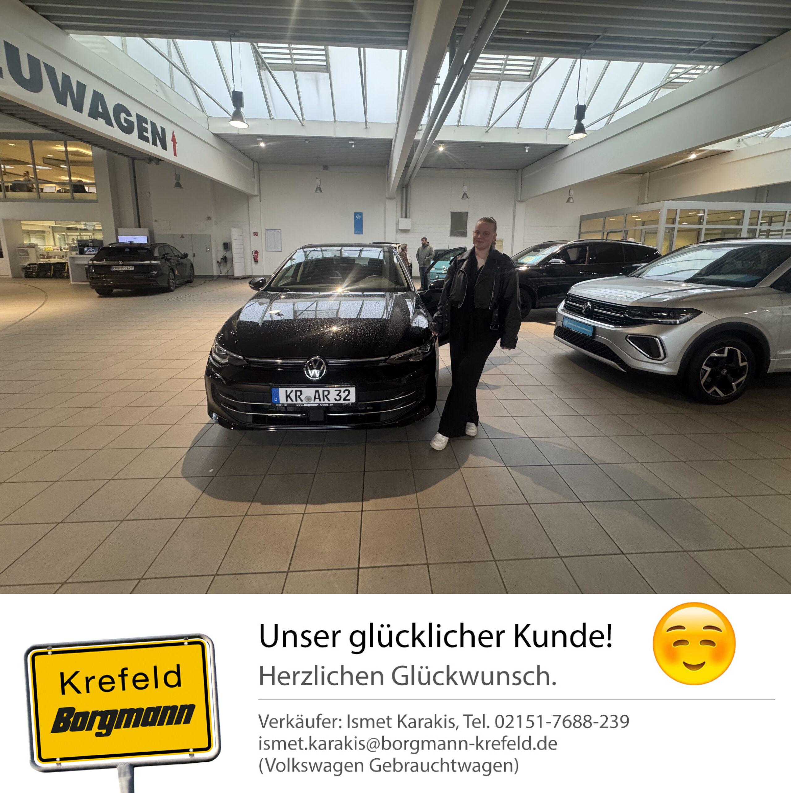 Fahrzeugübergabe Golf