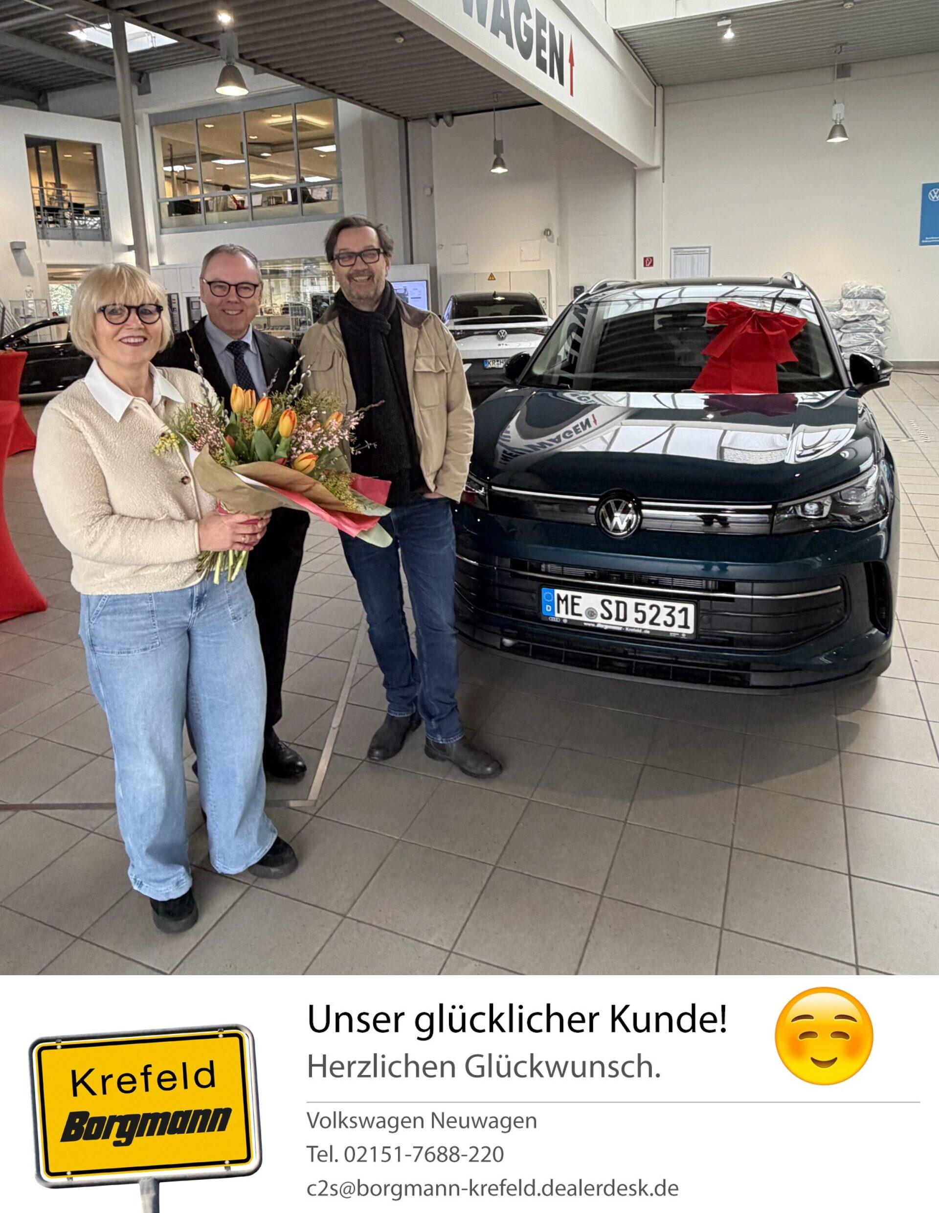 Fahrzeugübergabe Tiguan
