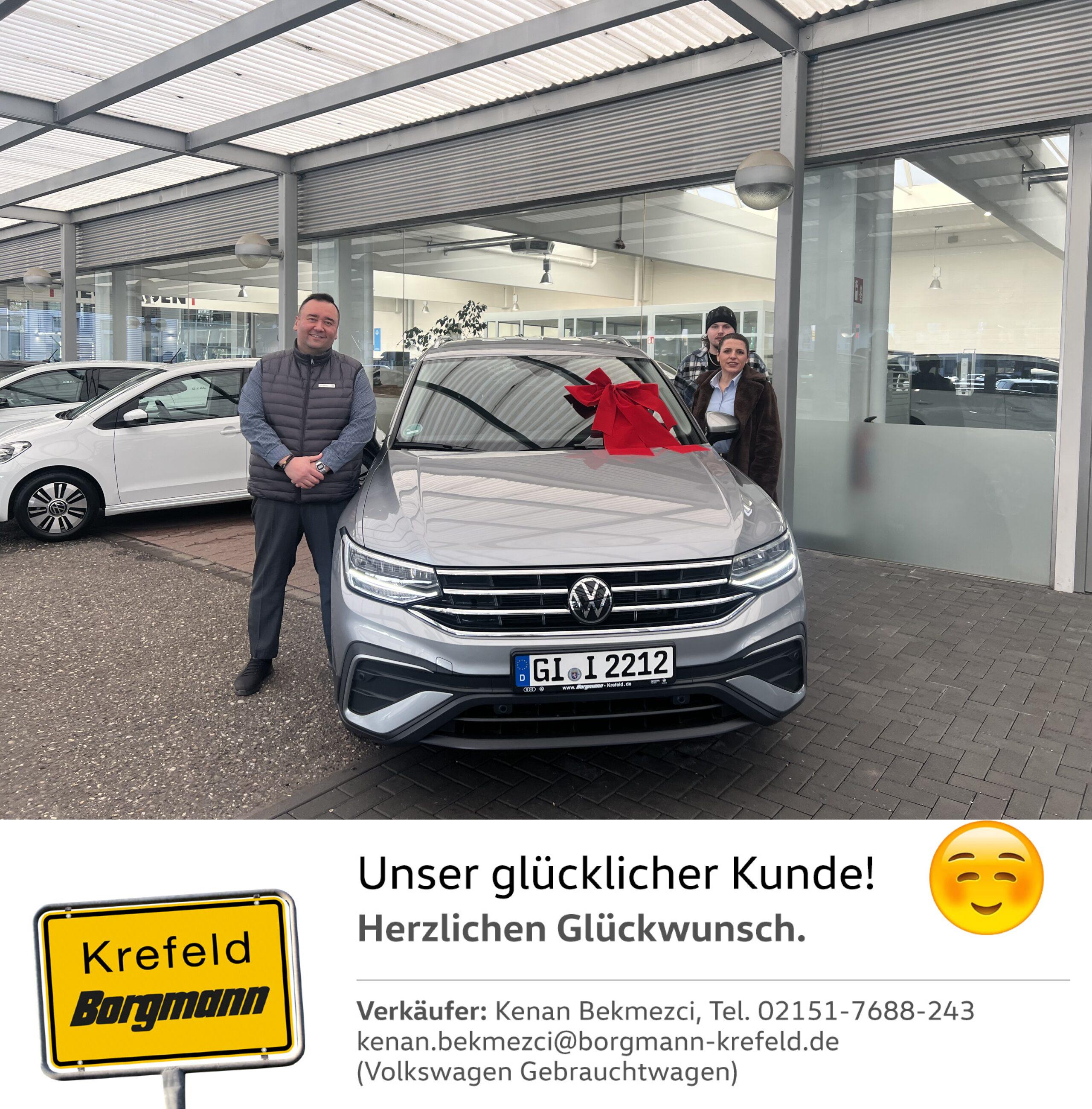 Fahrzeugübergabe VW Tiguan