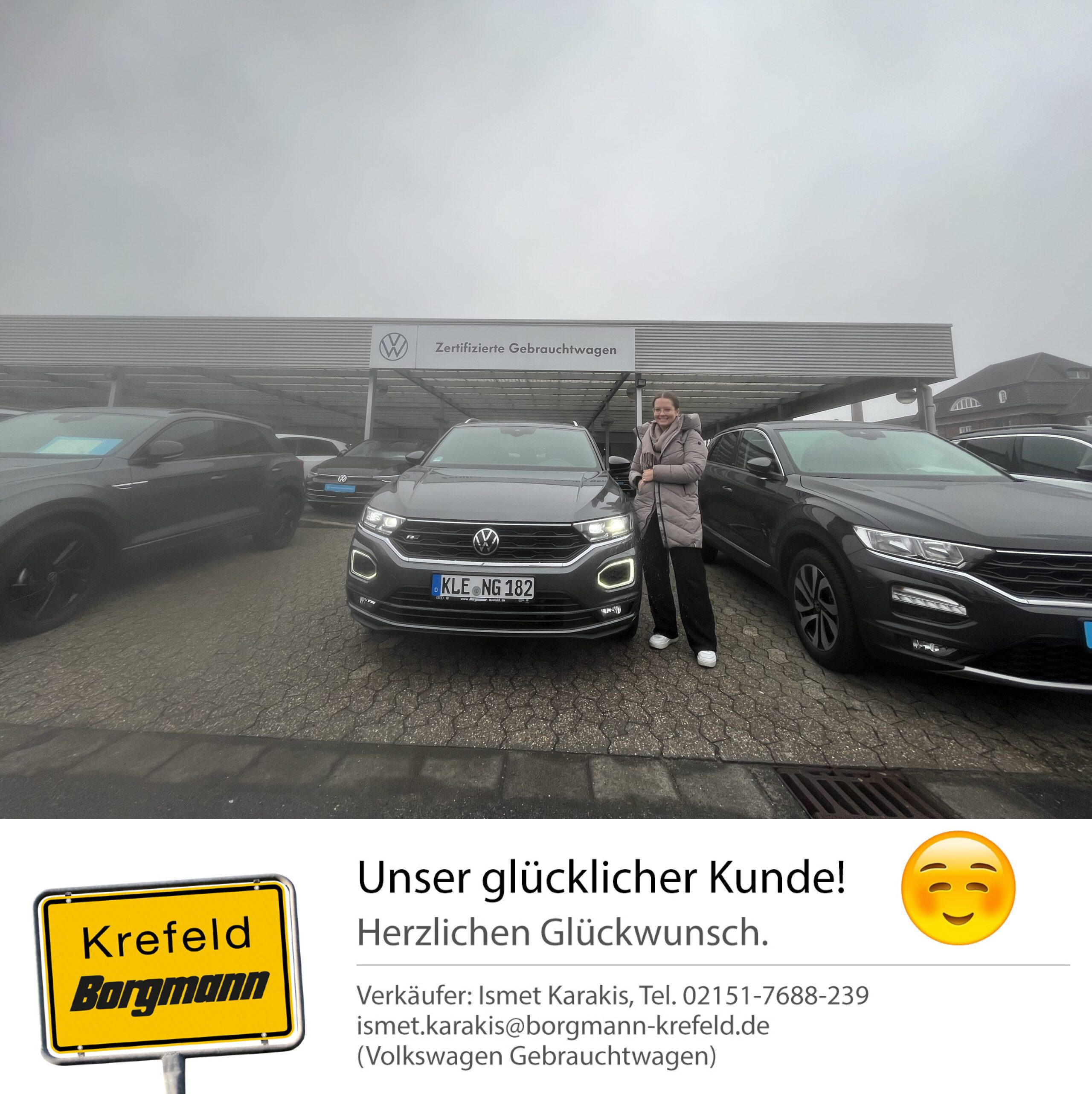 Fahrzeugübergabe T-Roc