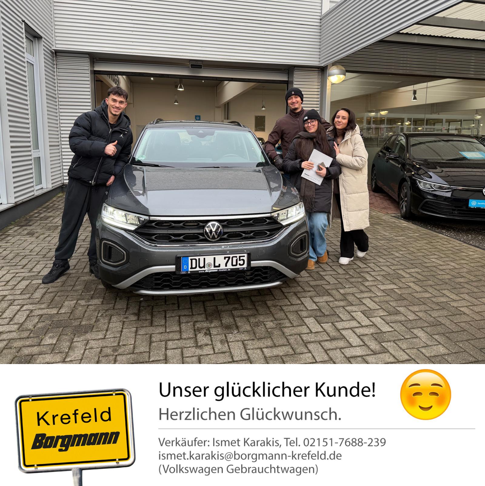 Fahrzeugübergabe T-roc