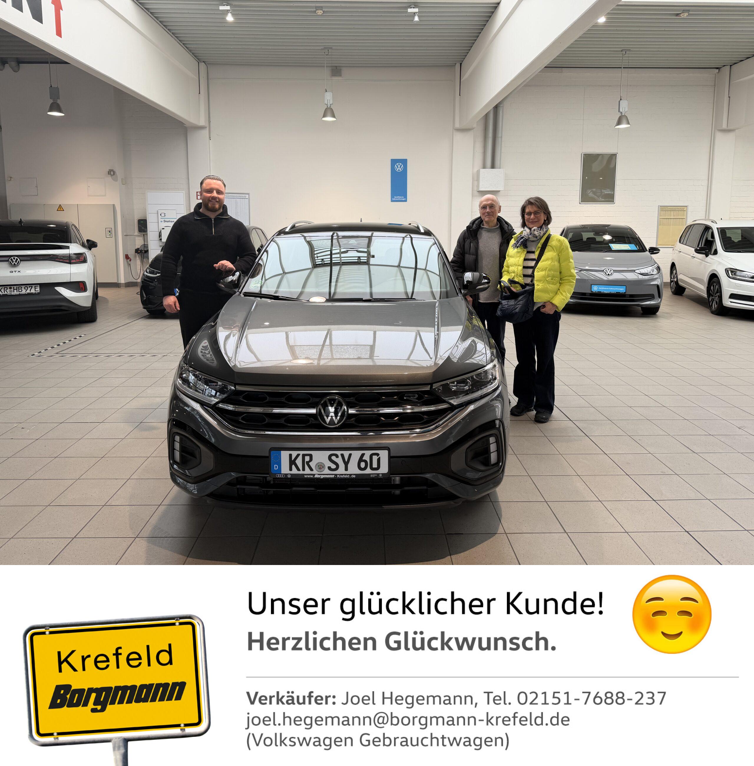 Fahrzeugübergabe VW T-Roc