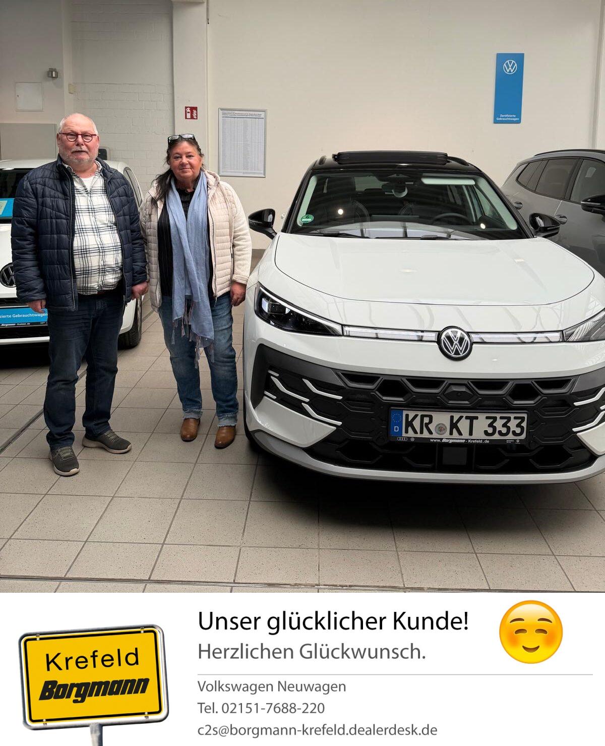 Fahrzeugübergabe T-Roc