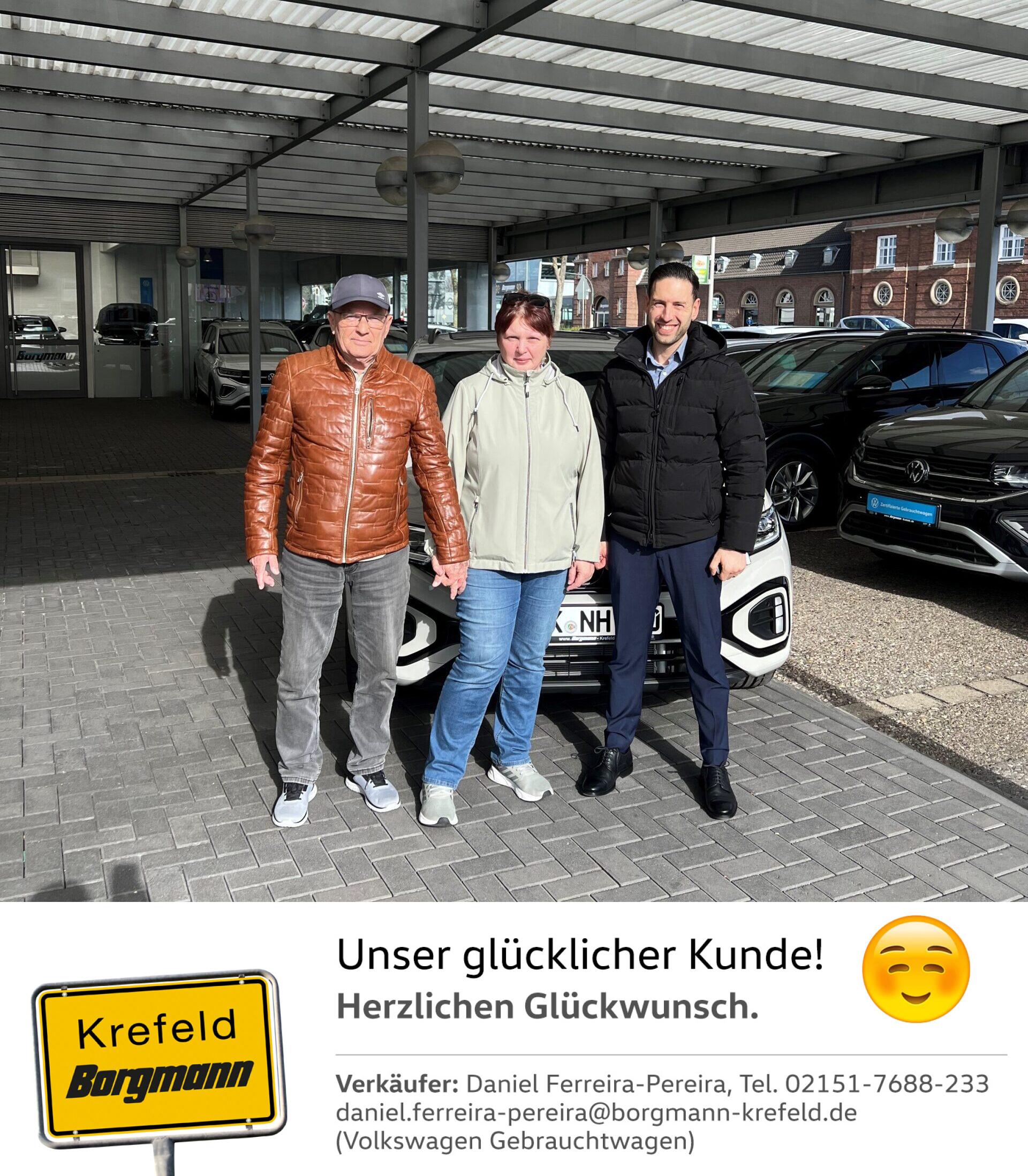 Fahrzeugübergabe T-Roc