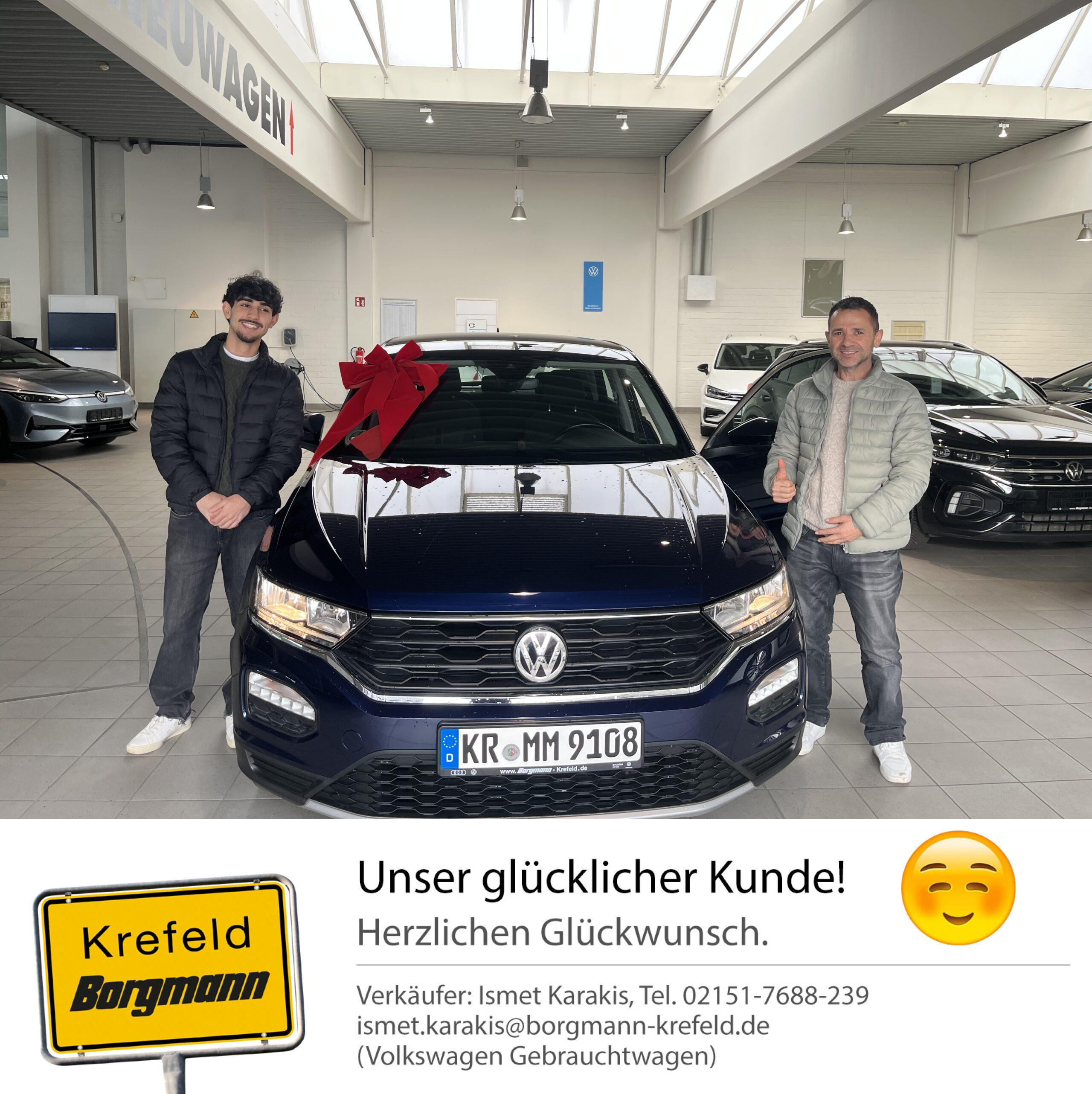 Fahrzeugübergabe T-roc