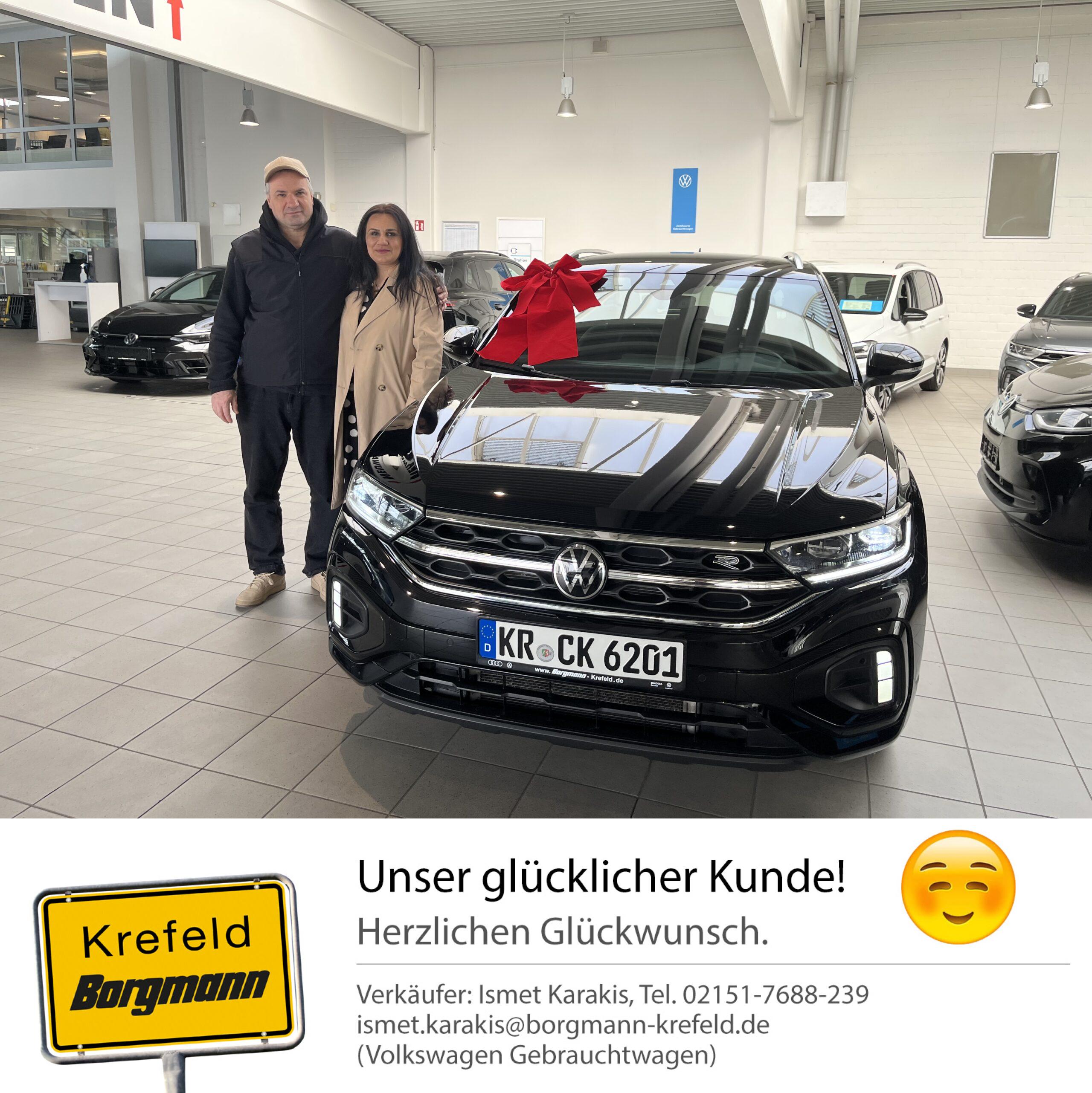 Fahrzeugübergabe T-roc