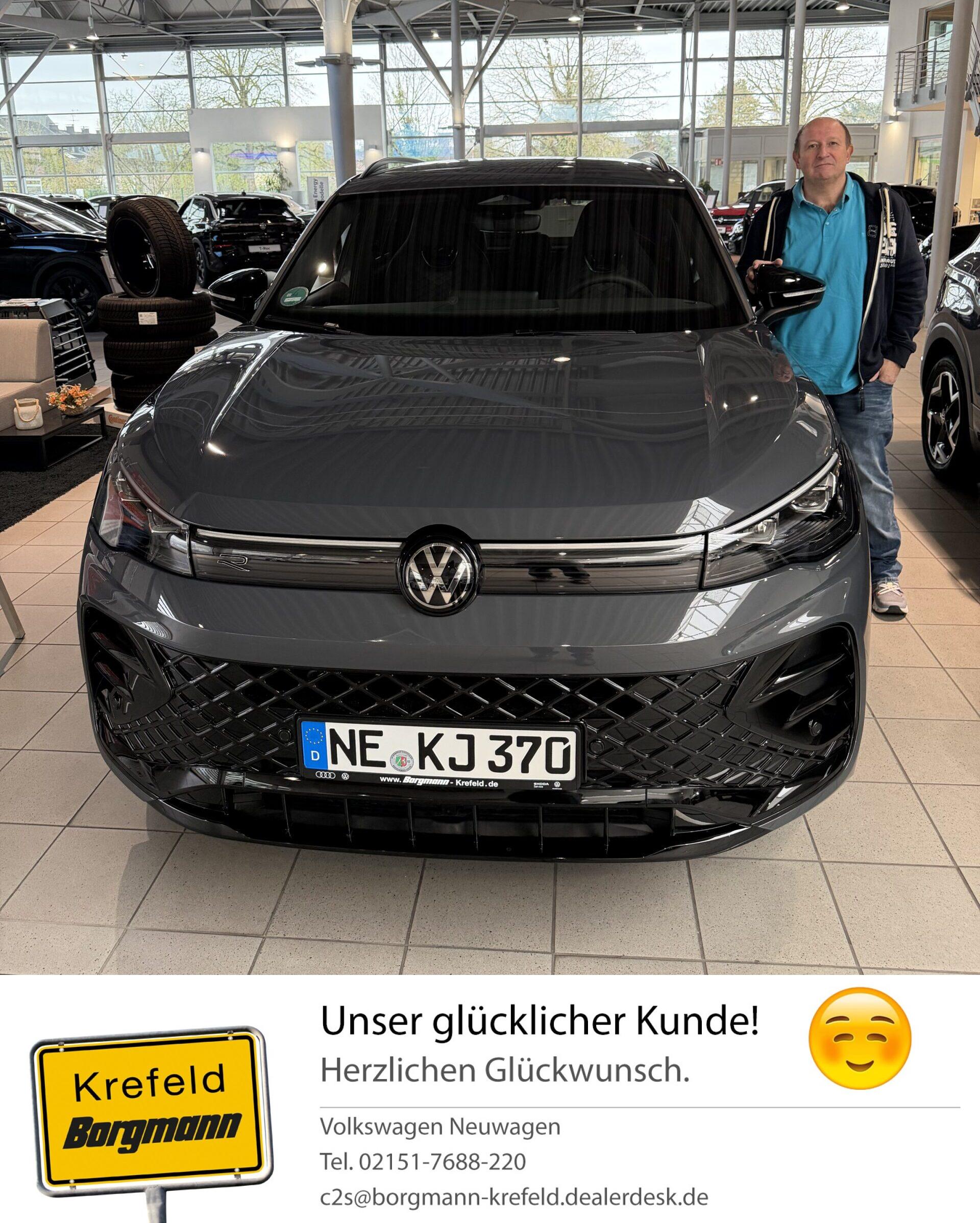 Fahrzeugübergabe Tiguan