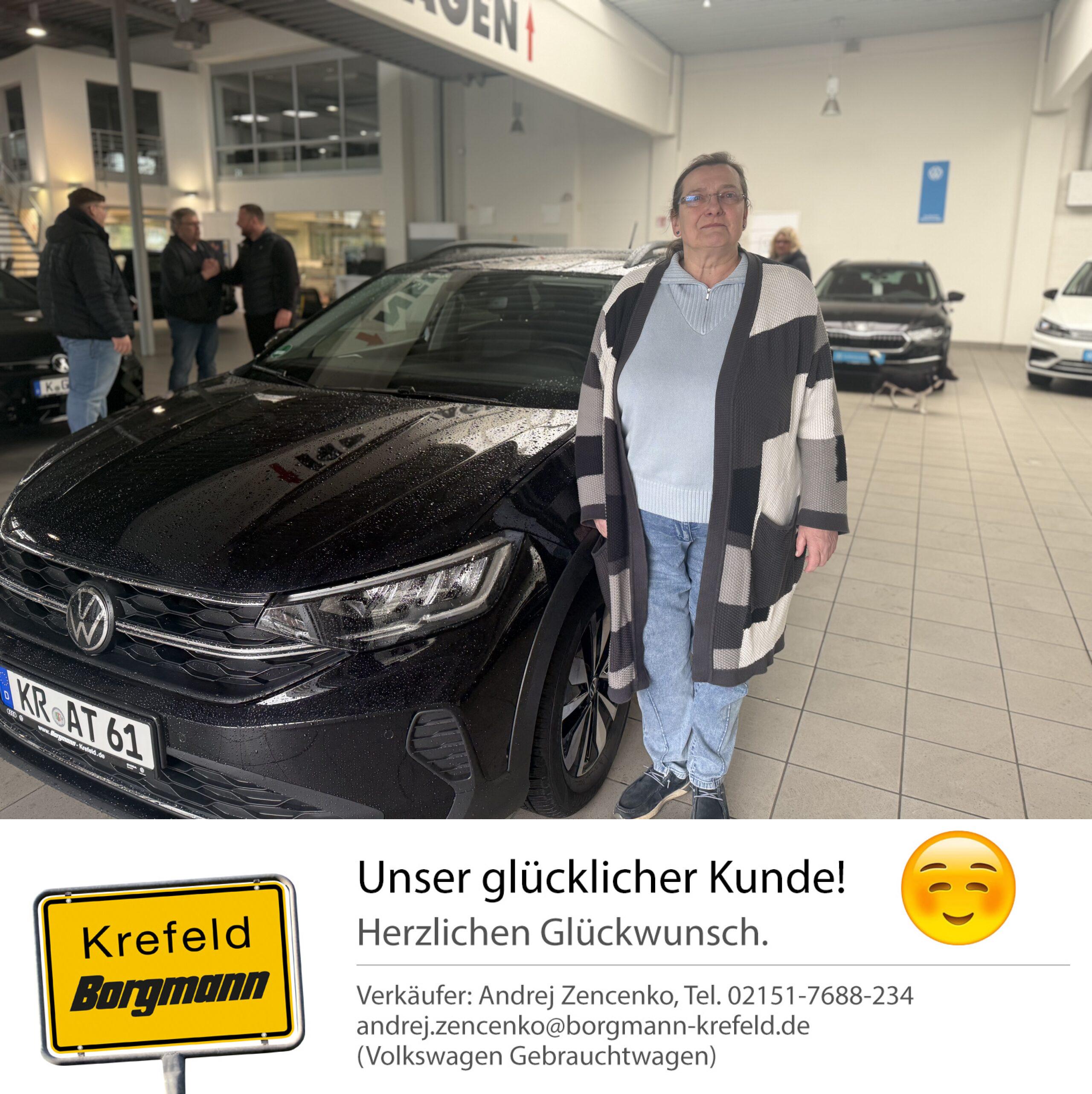 Fahrzeugübergabe Taigo