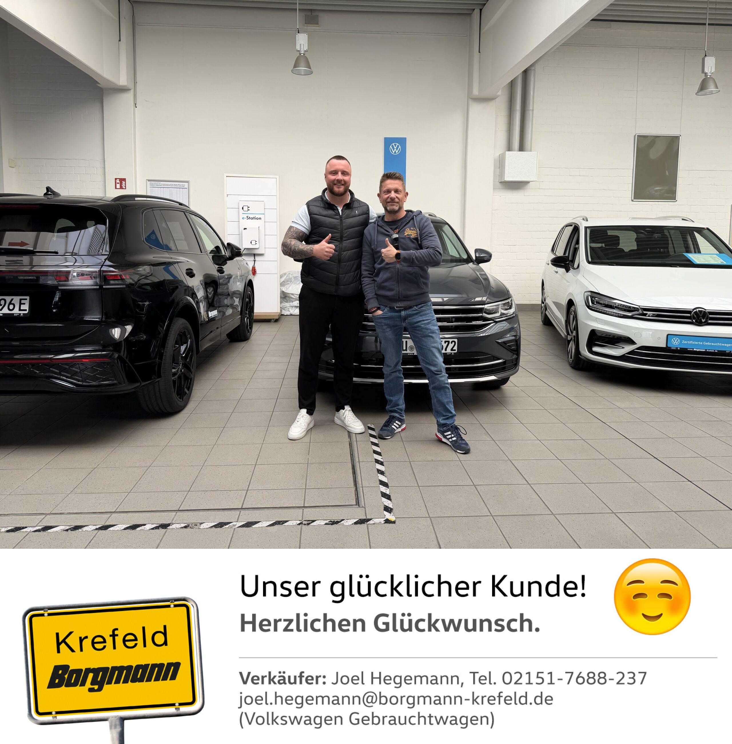 Fahrzeugübergabe Tiguan