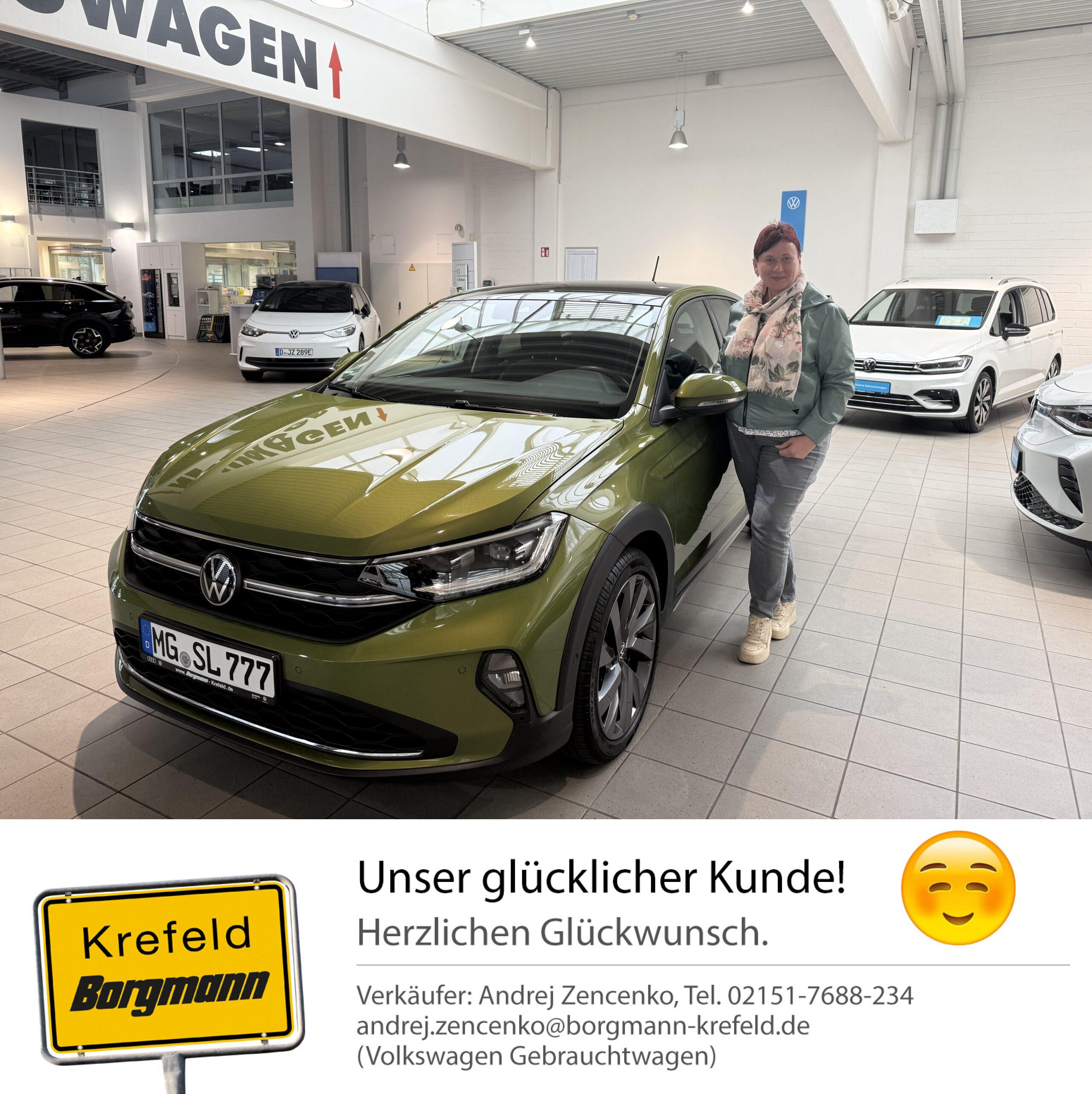Fahrzeugübergabe Taigo