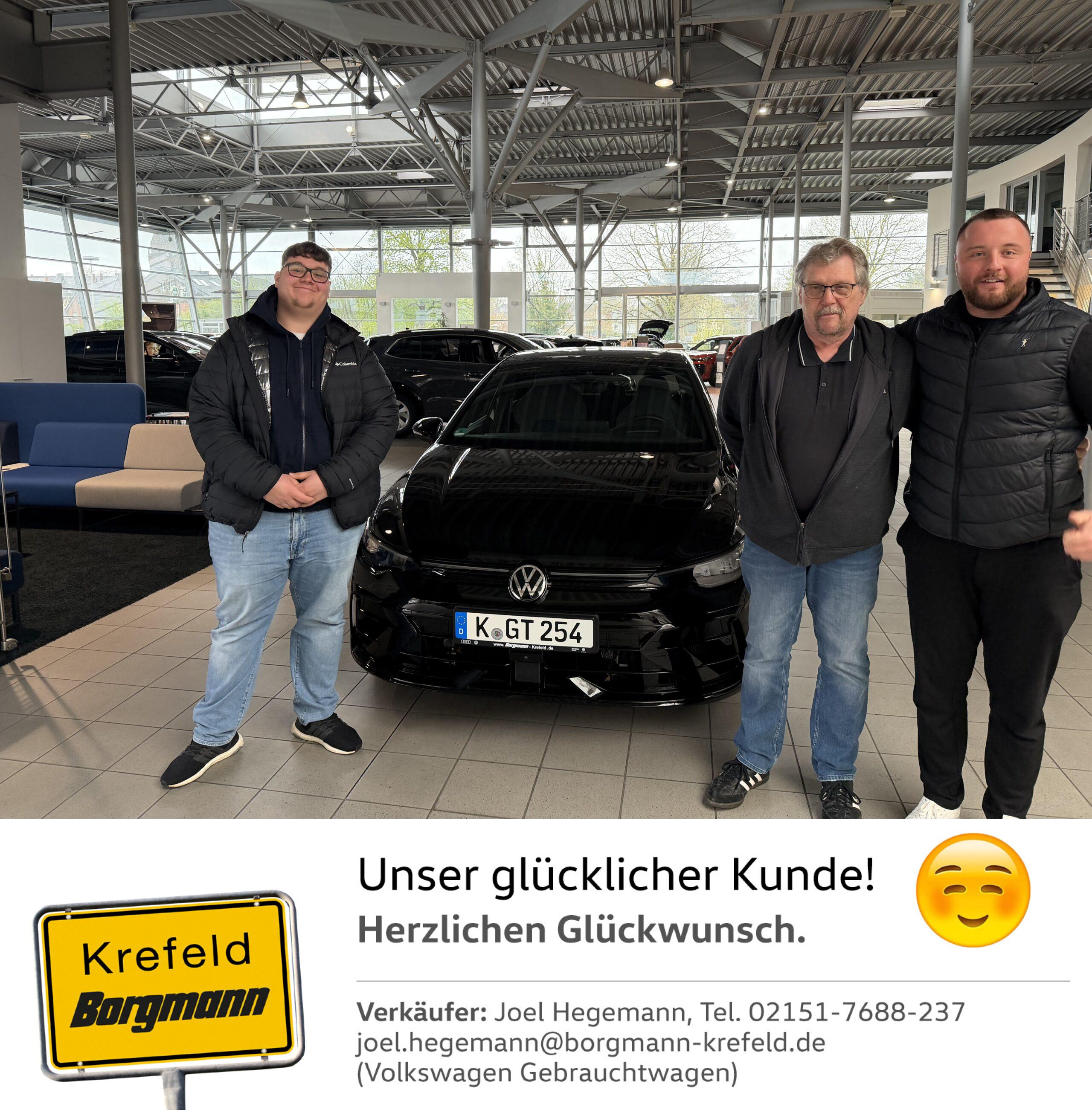 Fahrzeugübergabe Golf R