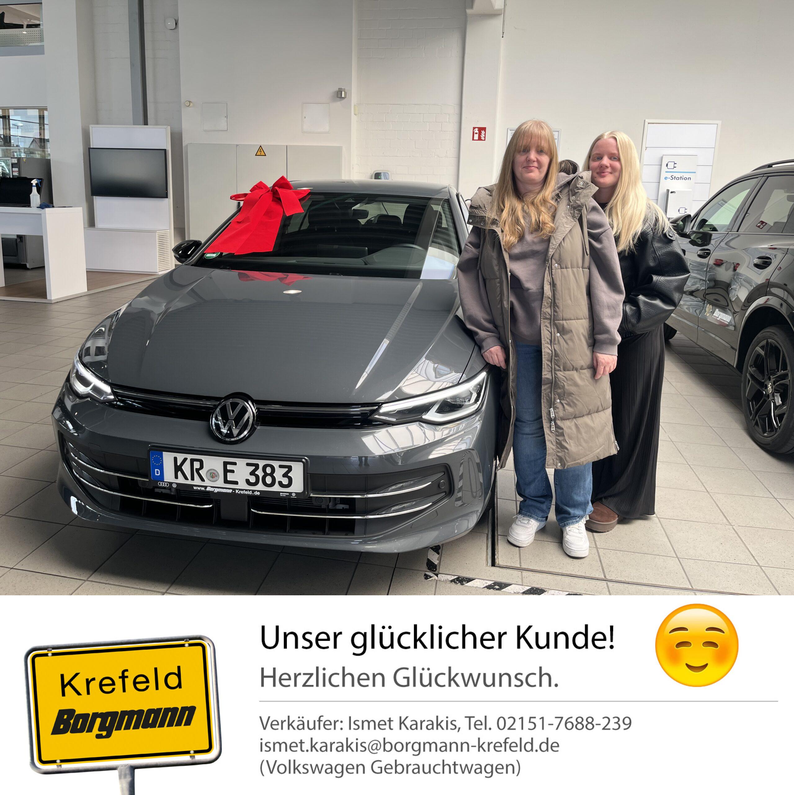 Fahrzeugübergabe Golf