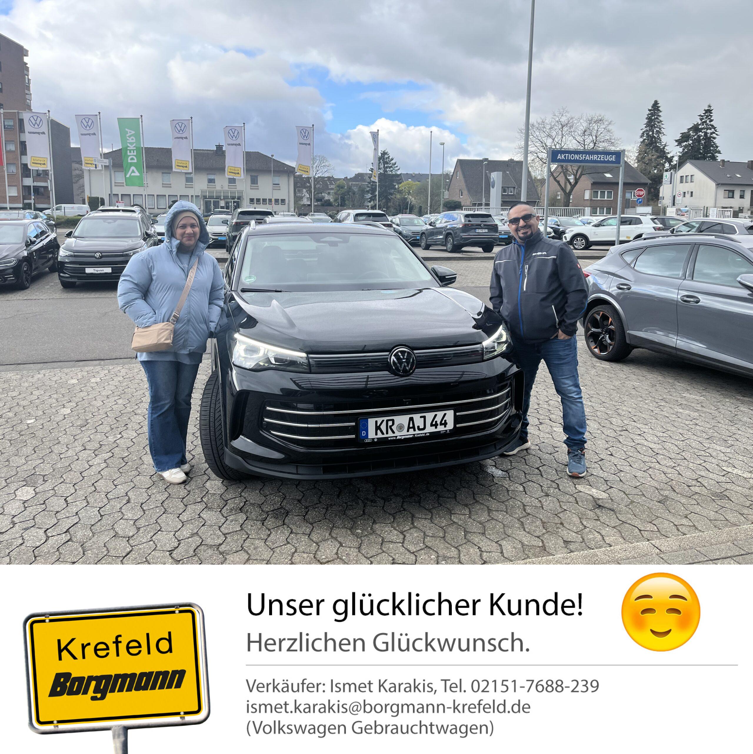 Fahrzeugübergabe Tiguan