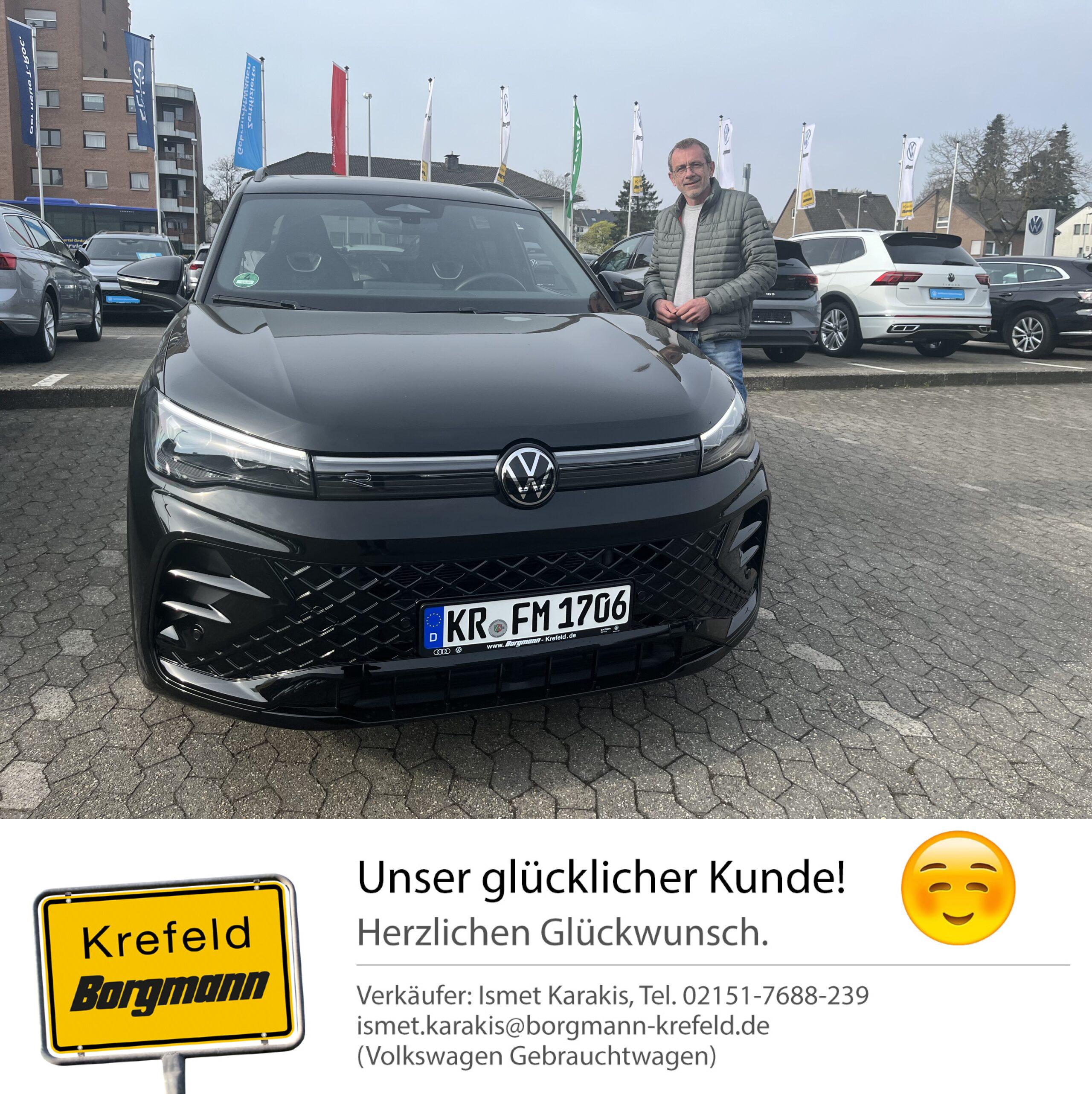 Fahrzeugübergabe Tiguan