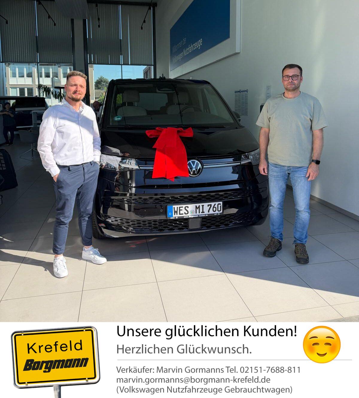 Fahrzeugübergabe T7 Multivan
