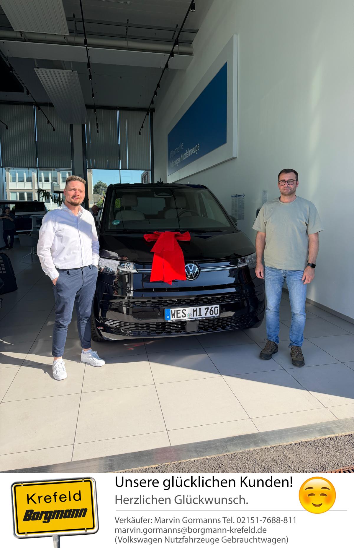 Fahrzeugübergabe T7 Multivan