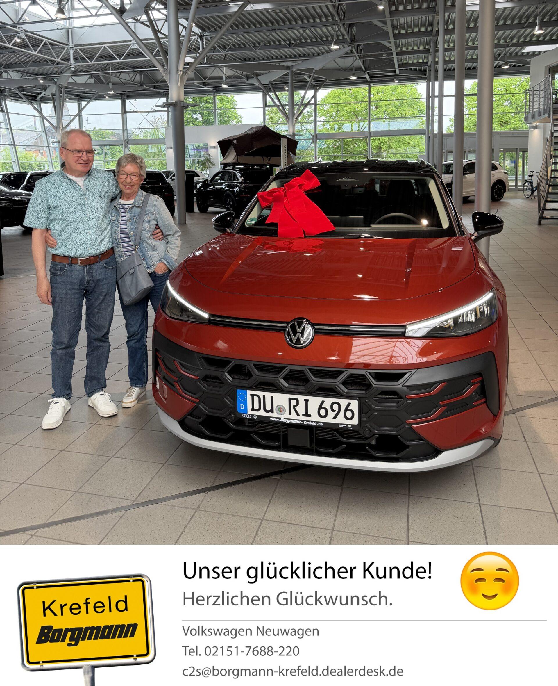 Fahrzeugübergabe T-ROC