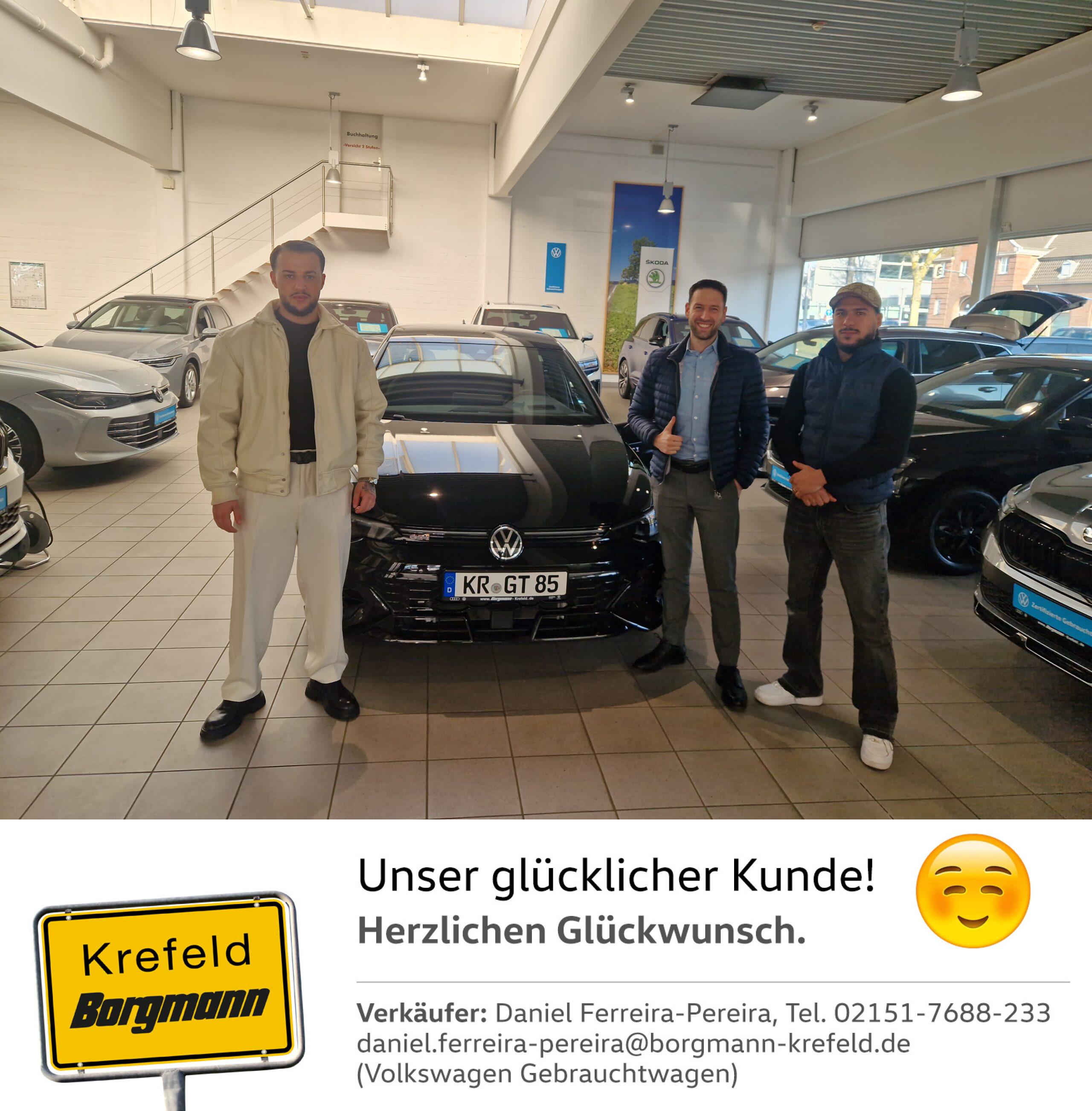 Fahrzeugübergabe Golf GTI