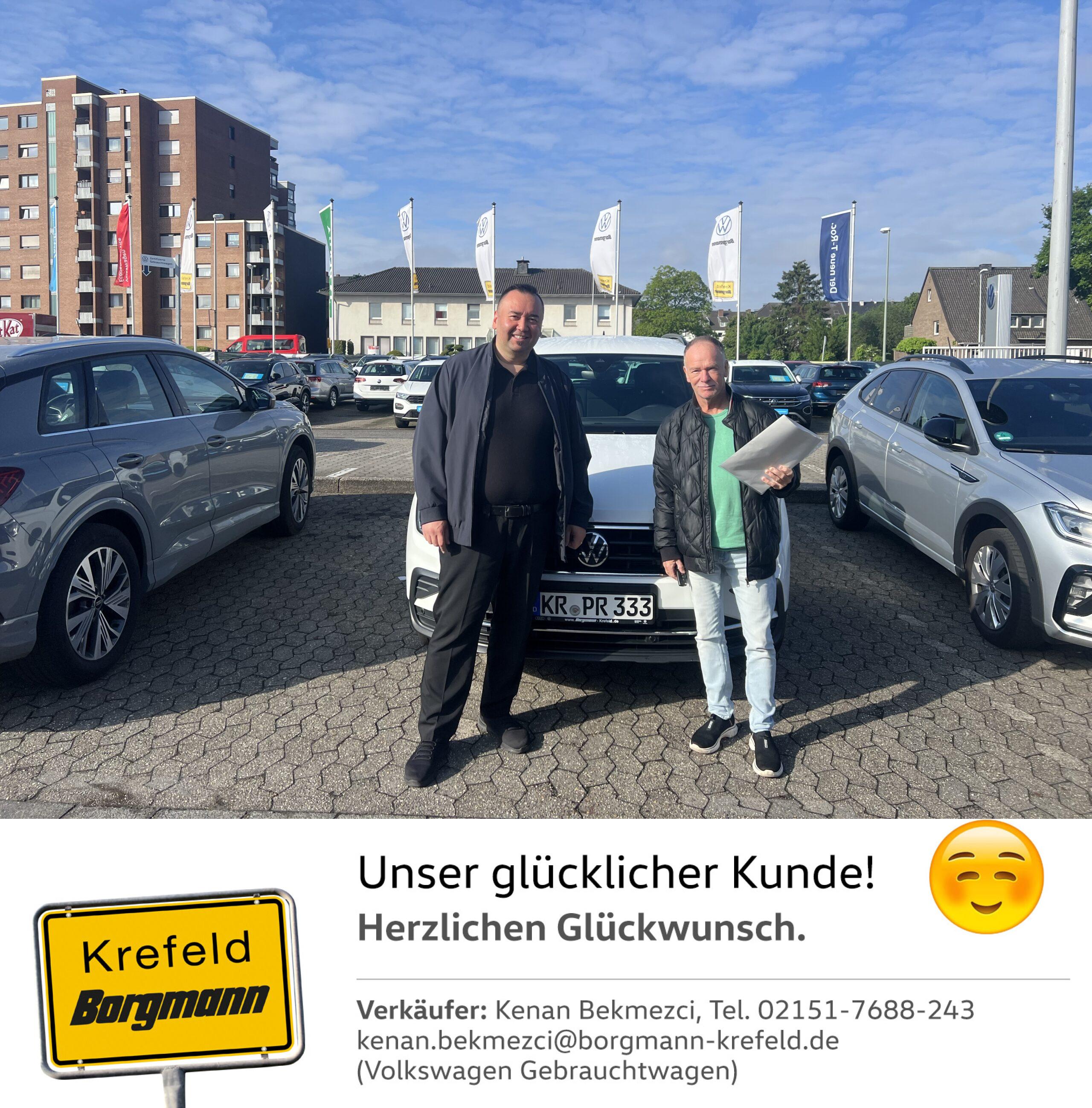 Fahrzeugübergabe VW Tiguan