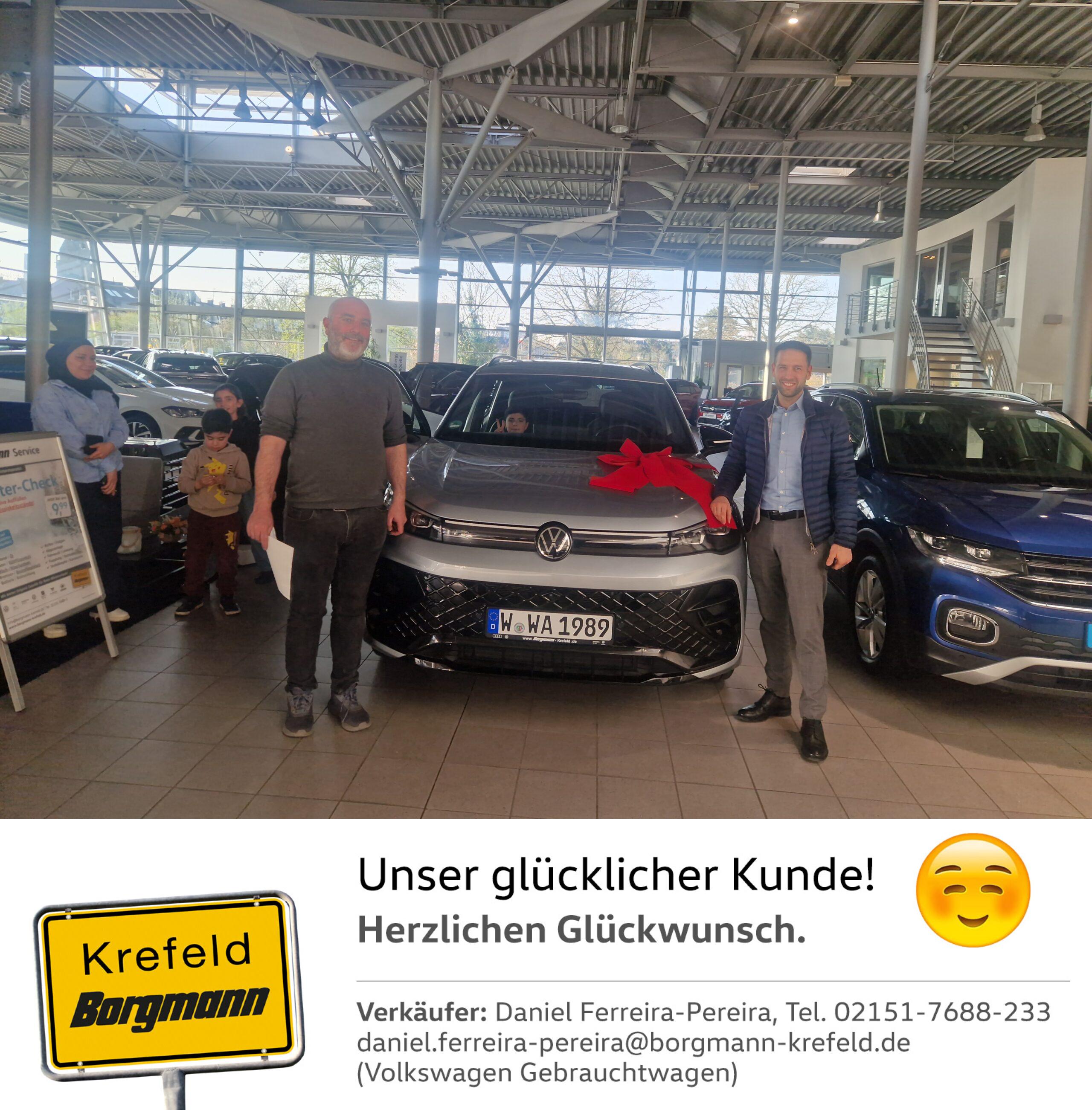 Fahrzeugübergabe TIGUAN R-LINE