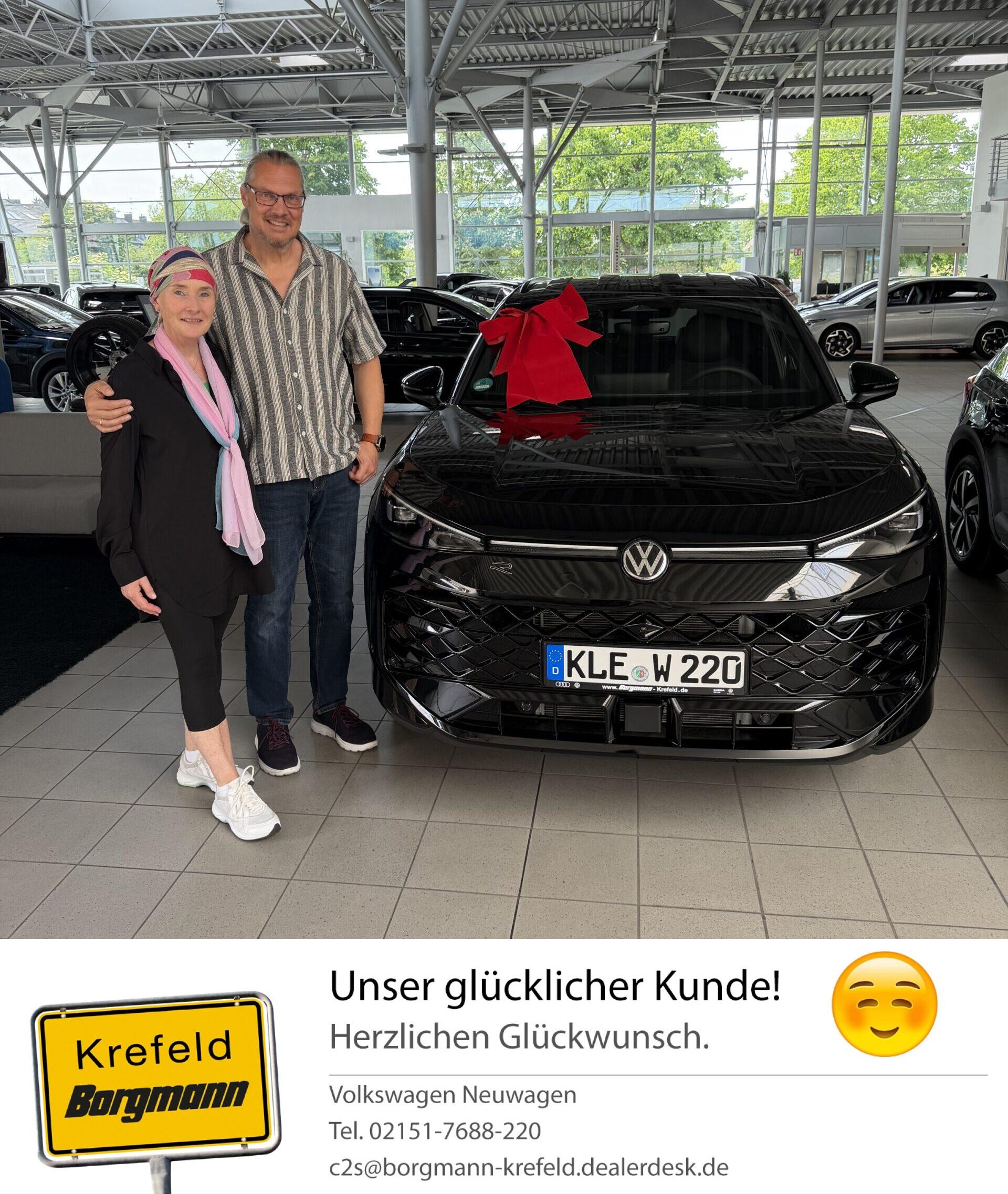 Fahrzeugübergabe T-Roc