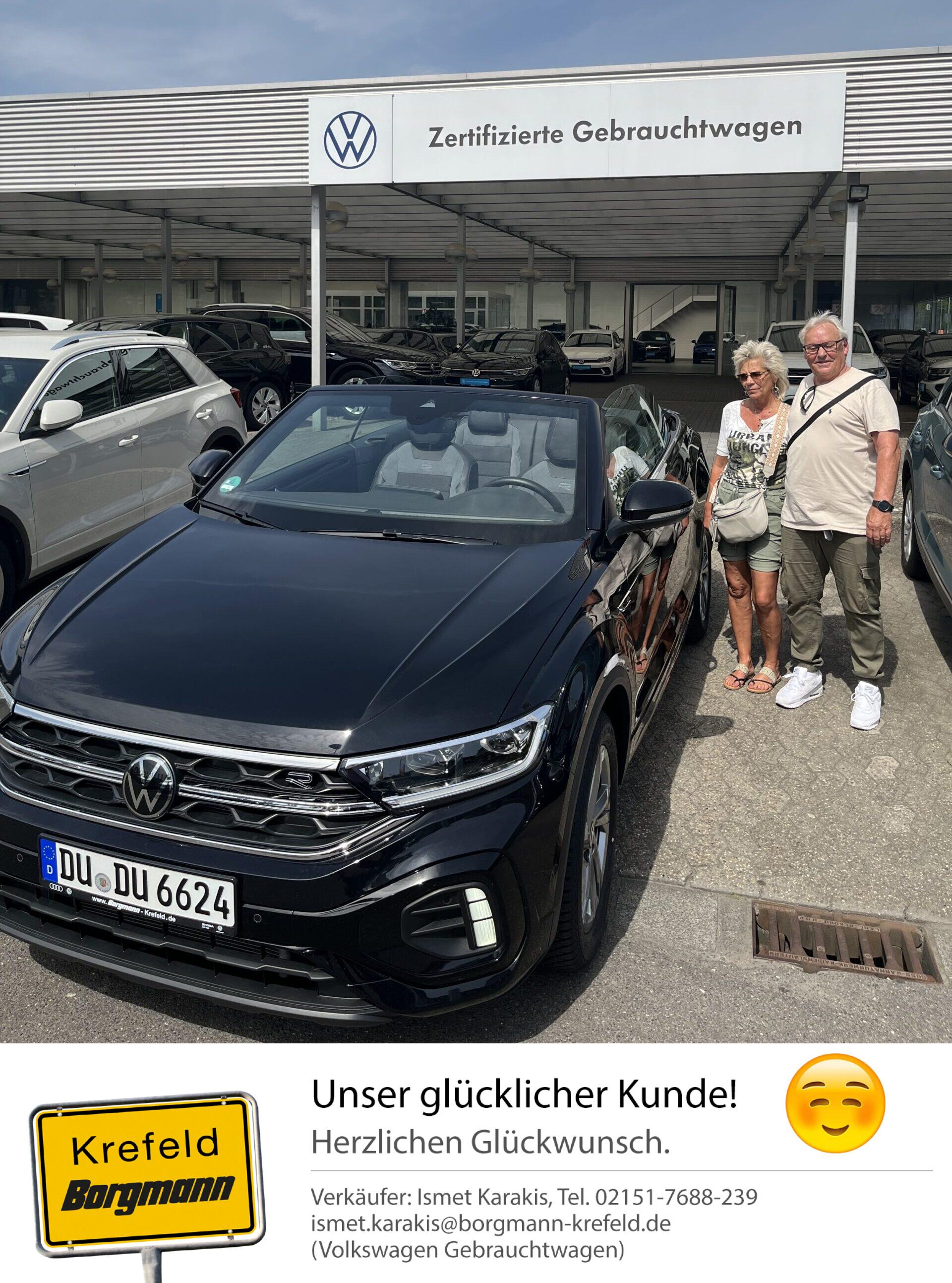 Fahrzeugübergabe T-roc