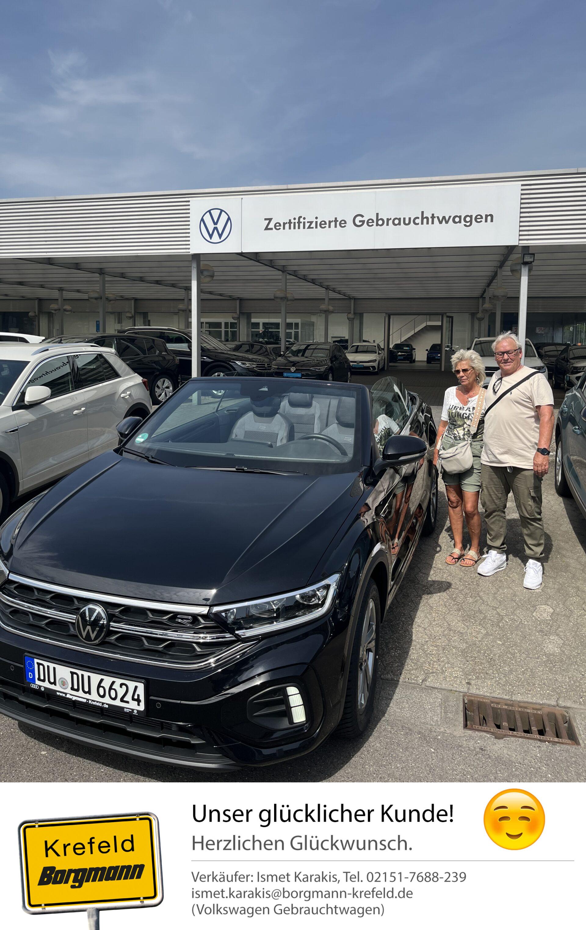 Fahrzeugübergabe T-roc