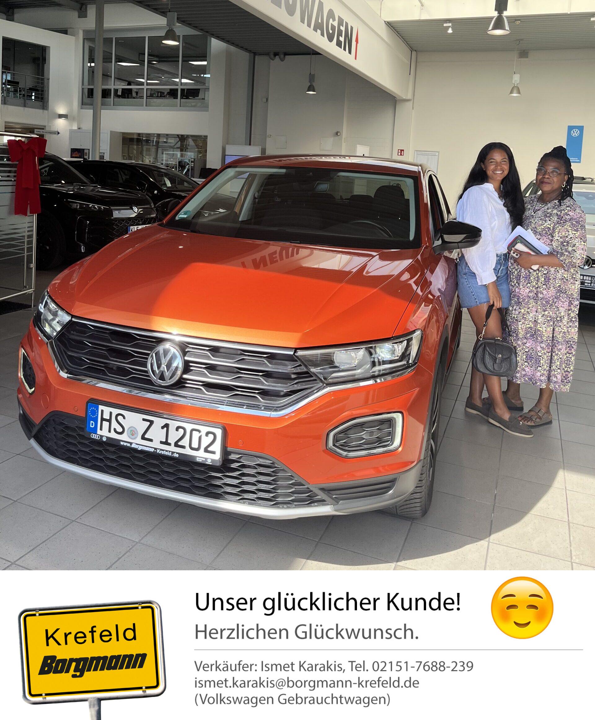 Fahrzeugübergabe T-roc