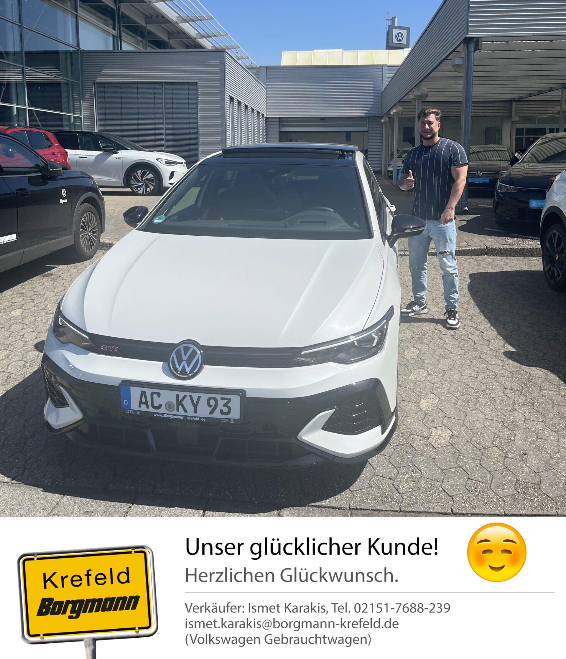 Fahrzeugübergabe Golf Gti