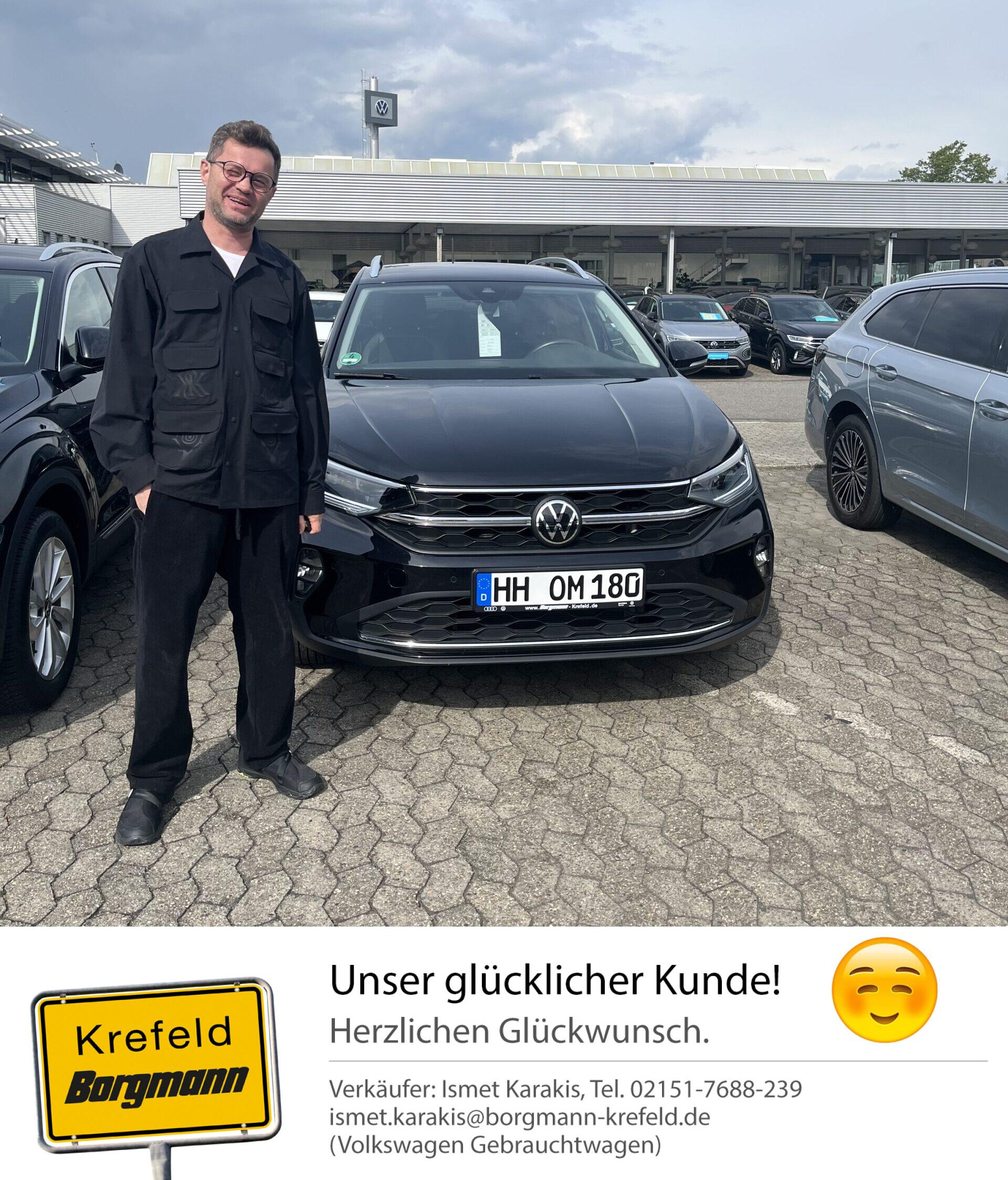 Fahrzeugübergabe Taigo