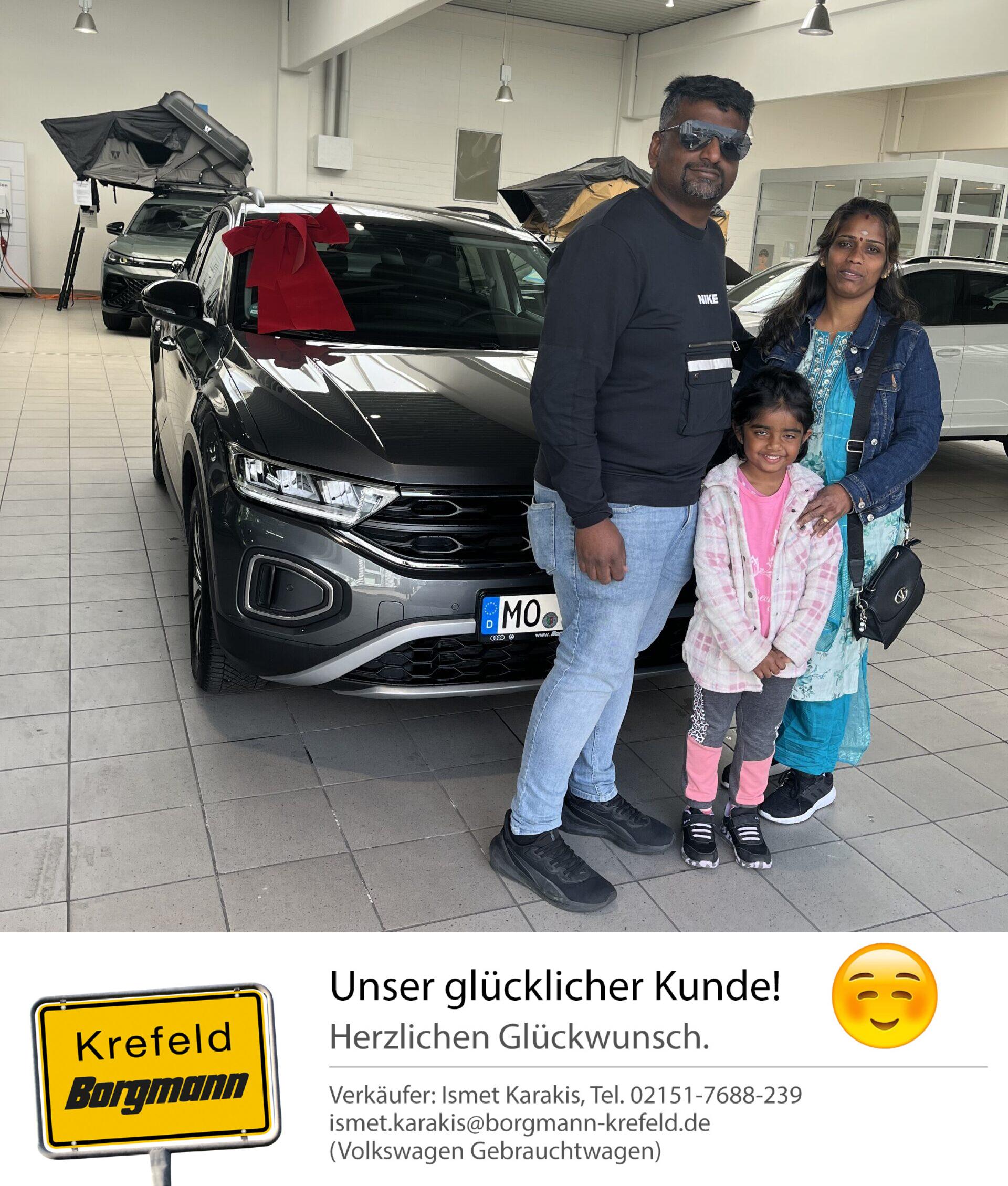 Fahrzeugübergabe T-roc