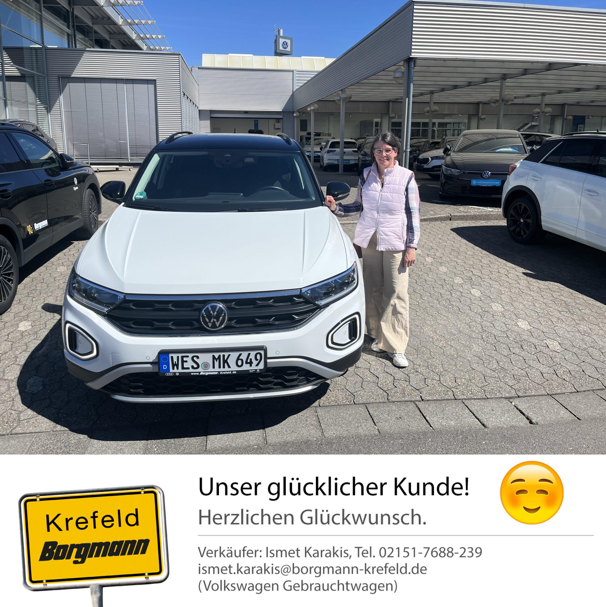 Fahrzeugübergabe T-roc