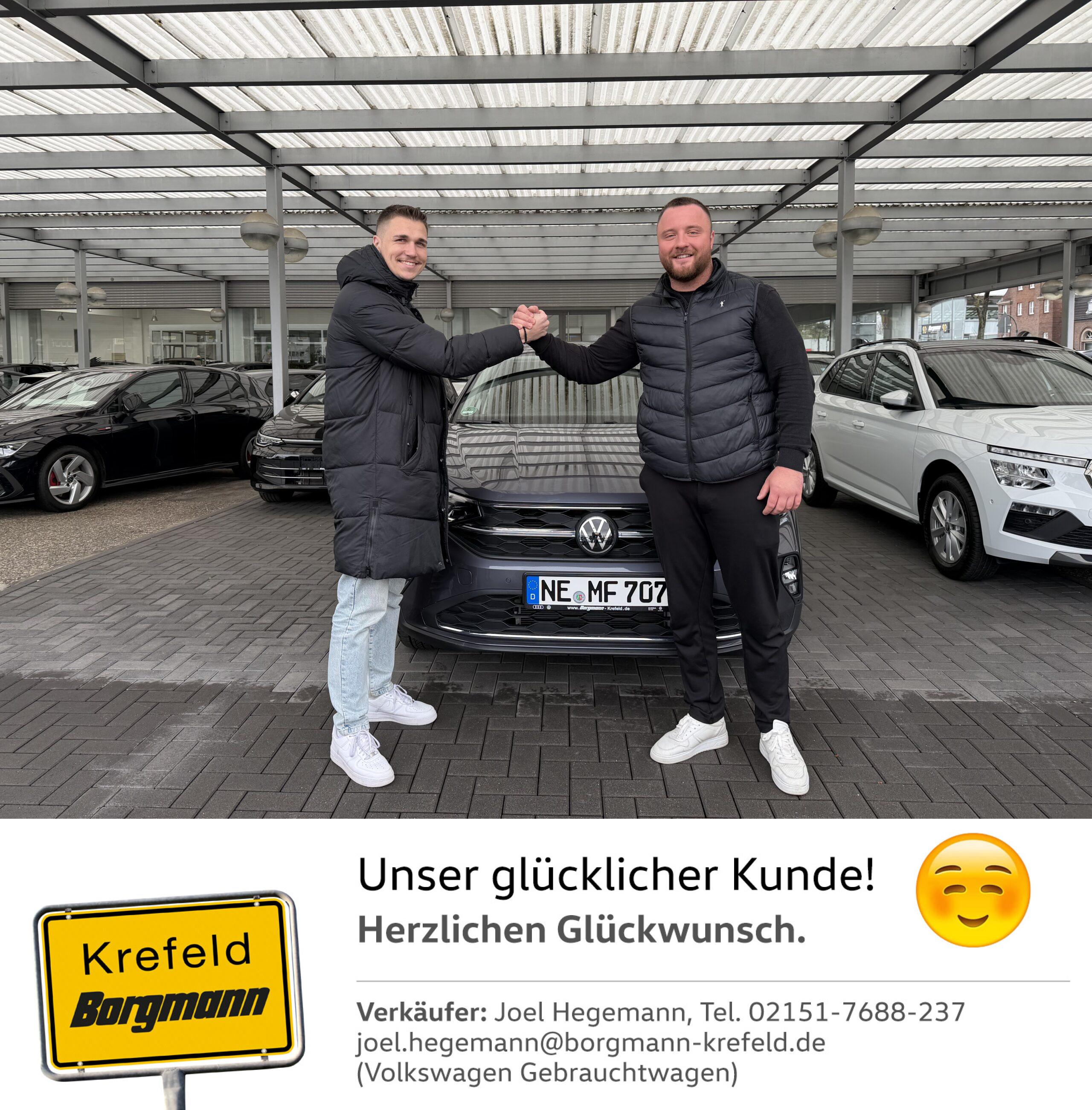Fahrzeugübergabe VW Taigo