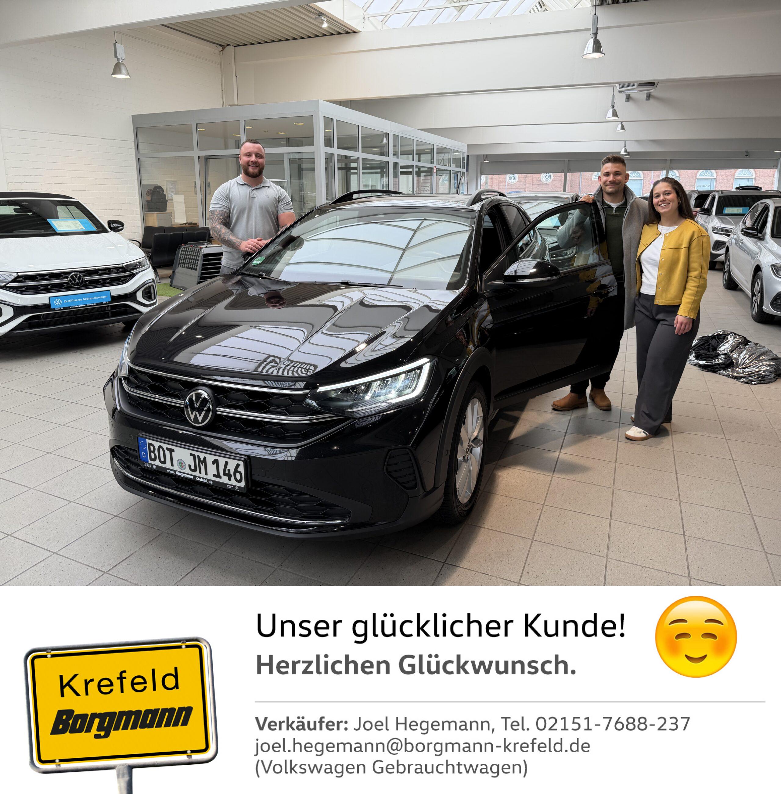 Fahrzeugübergabe Taigo